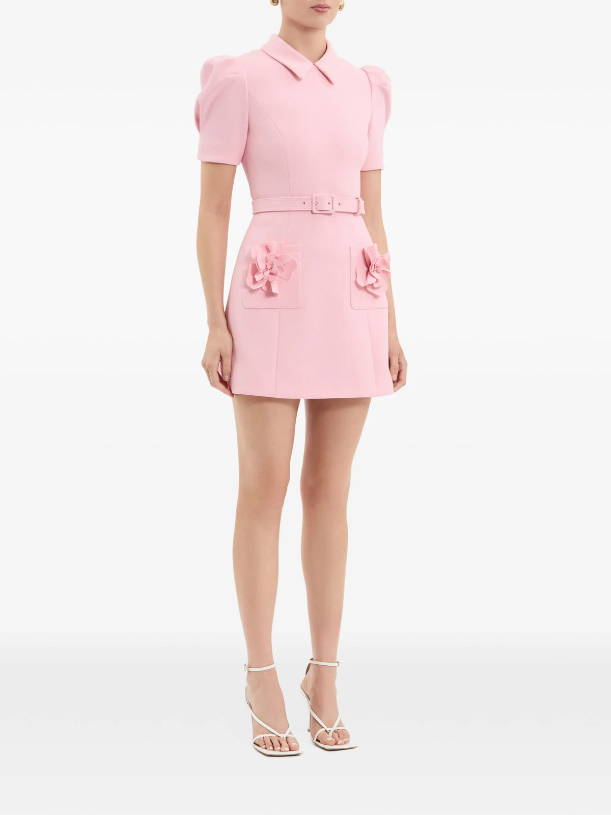 Yorkshire short-sleeve mini dress