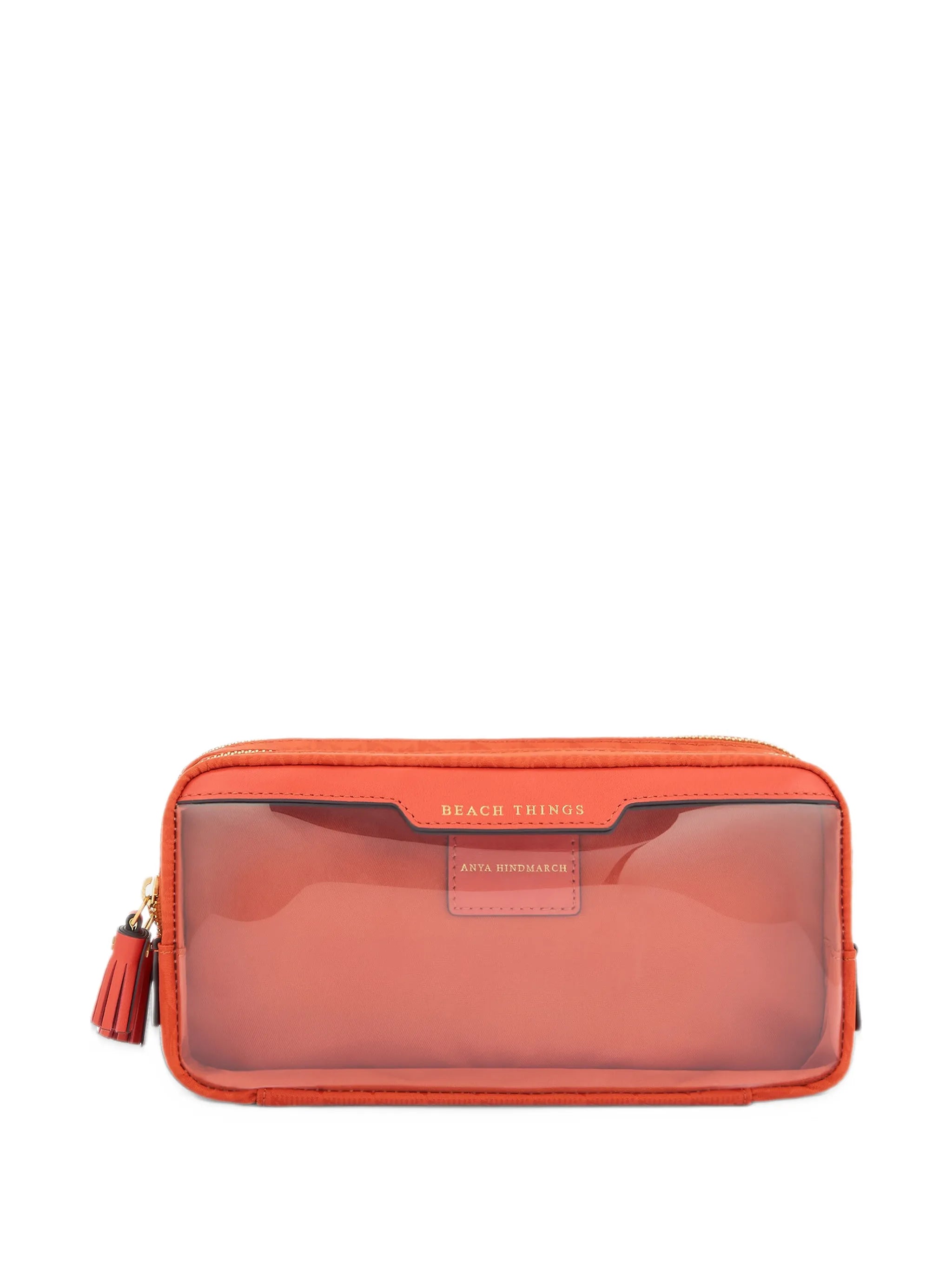 Beach Things logo-print pouch