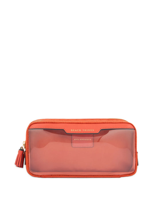 Beach Things logo-print pouch