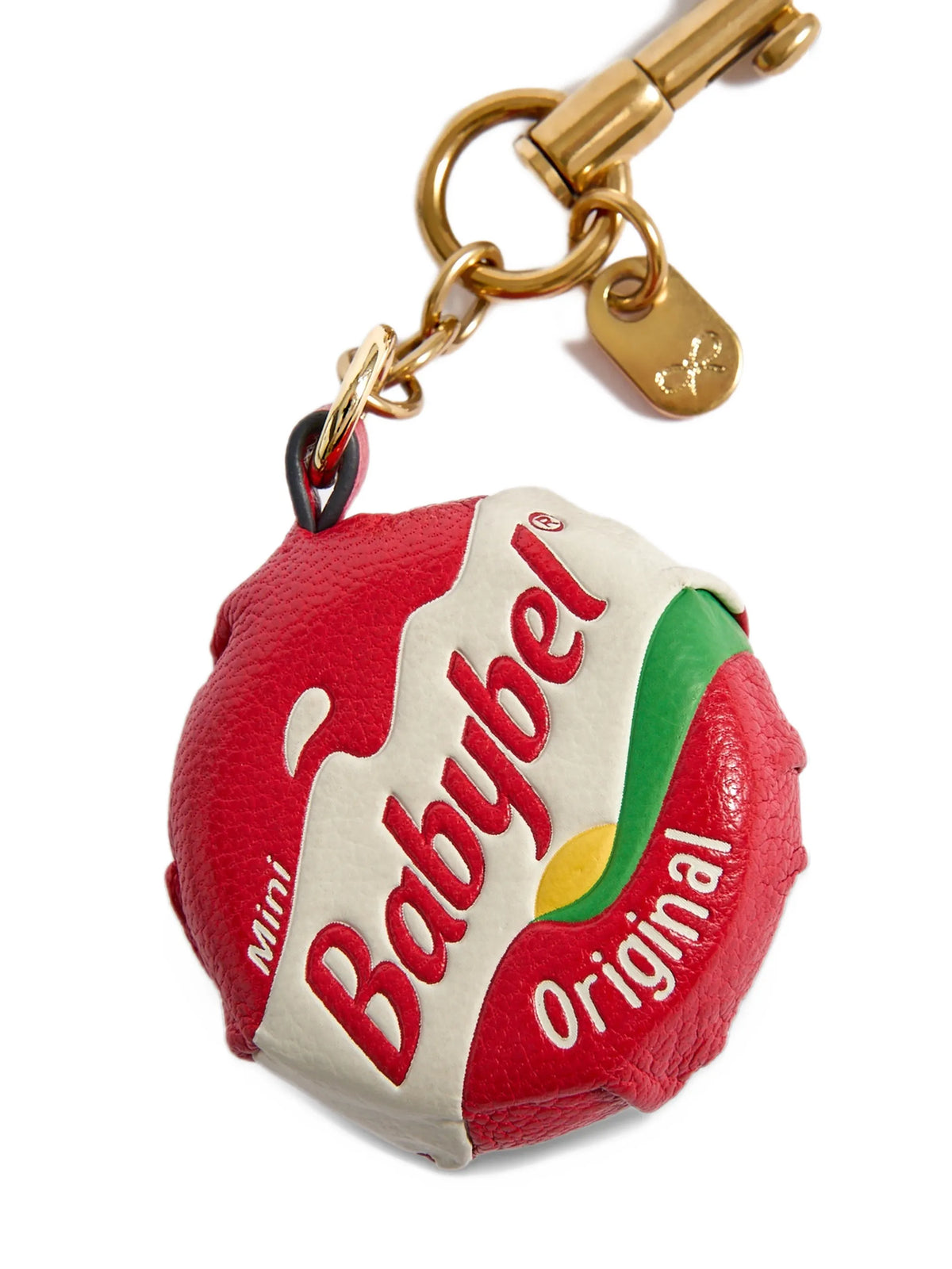 x Babybel leather keychain
