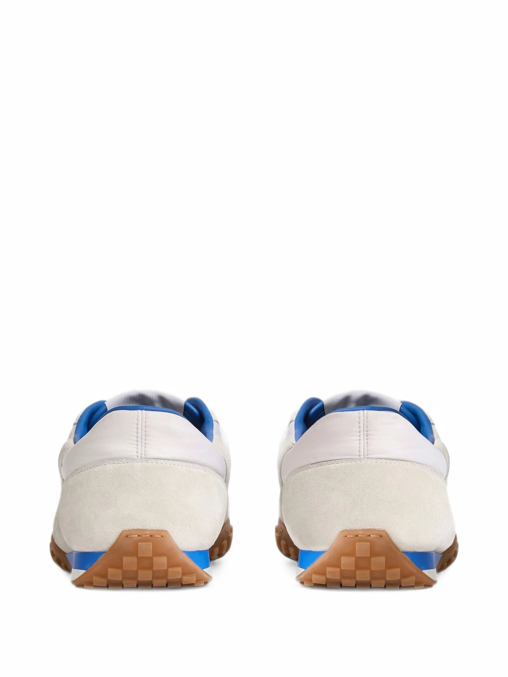 Glide sneakers in nylon and suede