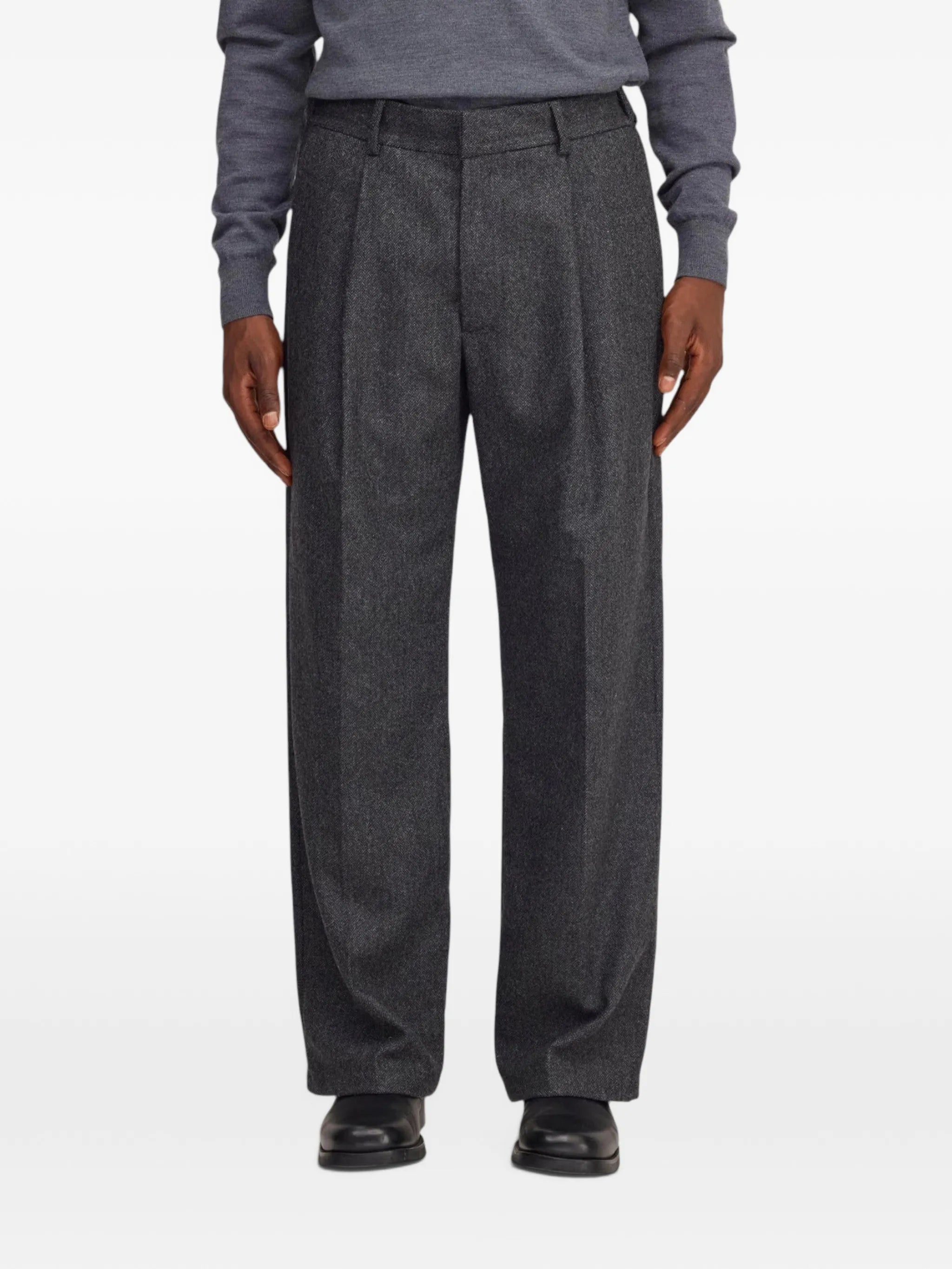 Kay herringbone trousers