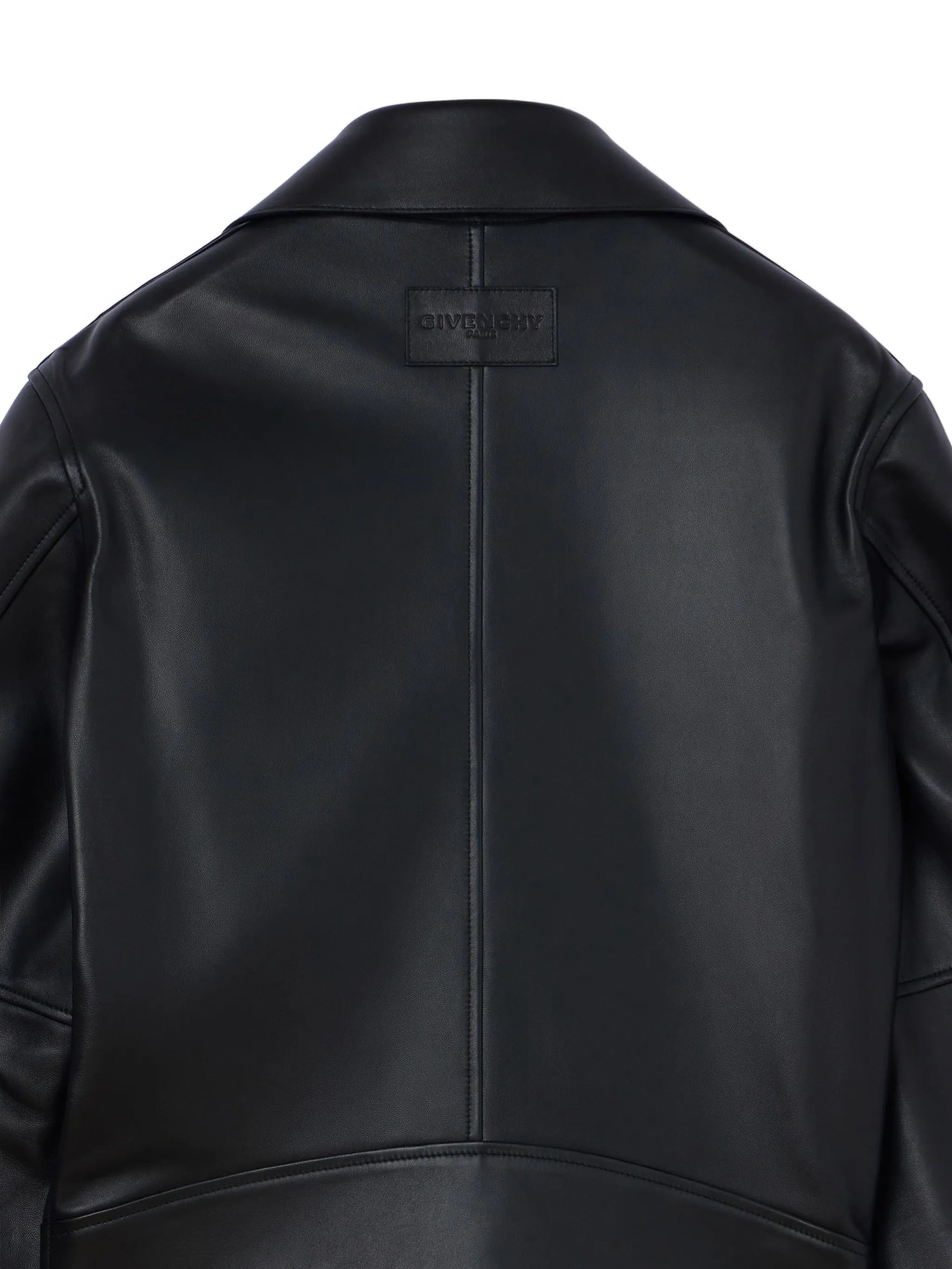 Couture Seam zipped blouson in nappa leather