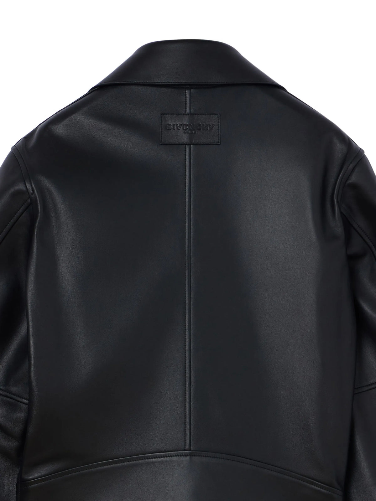 Couture Seam zipped blouson in nappa leather
