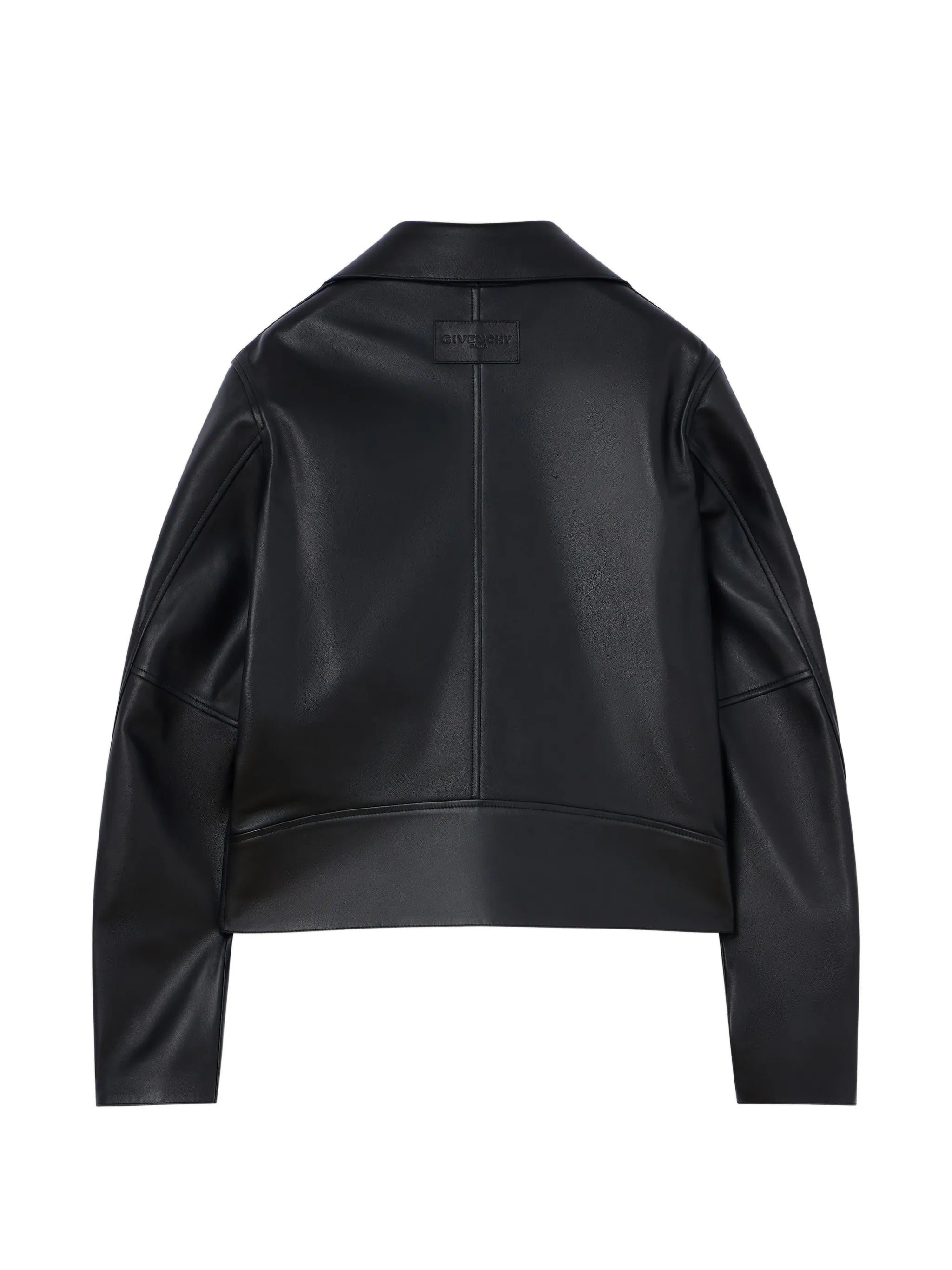 Couture Seam zipped blouson in nappa leather