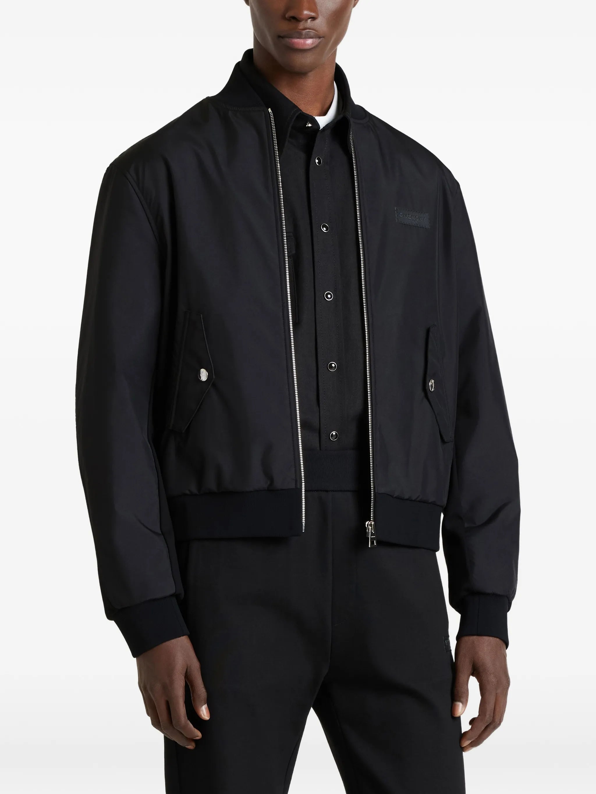 Couture Seam mix material bomber