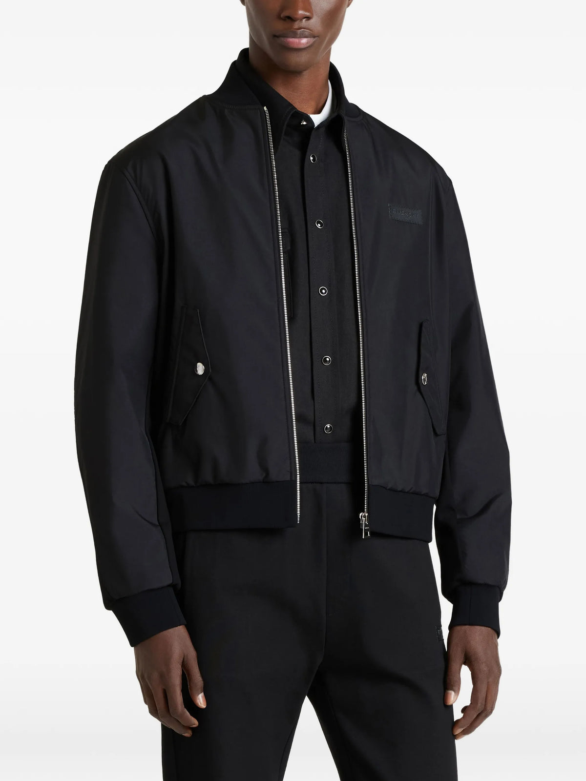 Couture Seam mix material bomber