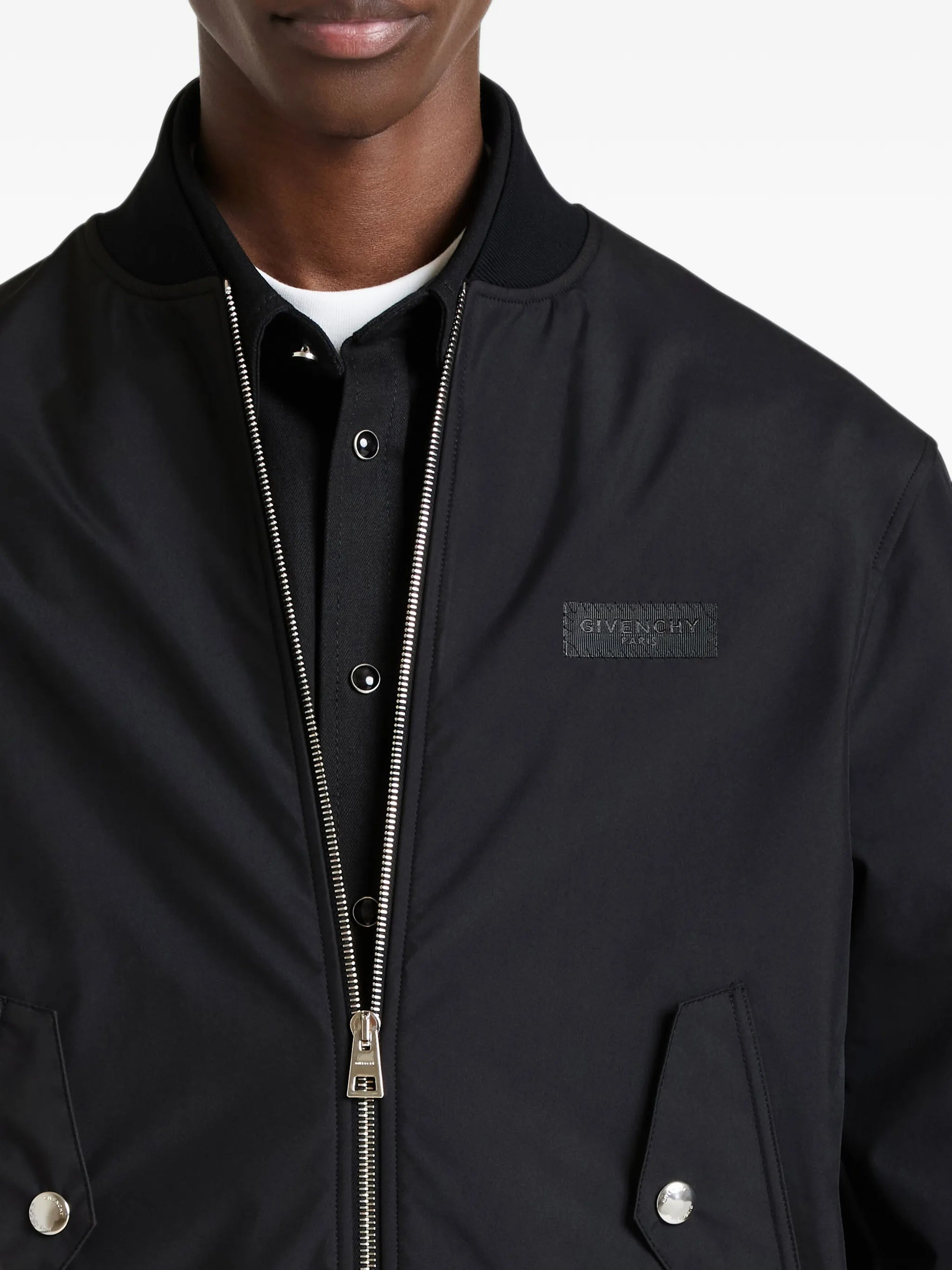Couture Seam mix material bomber