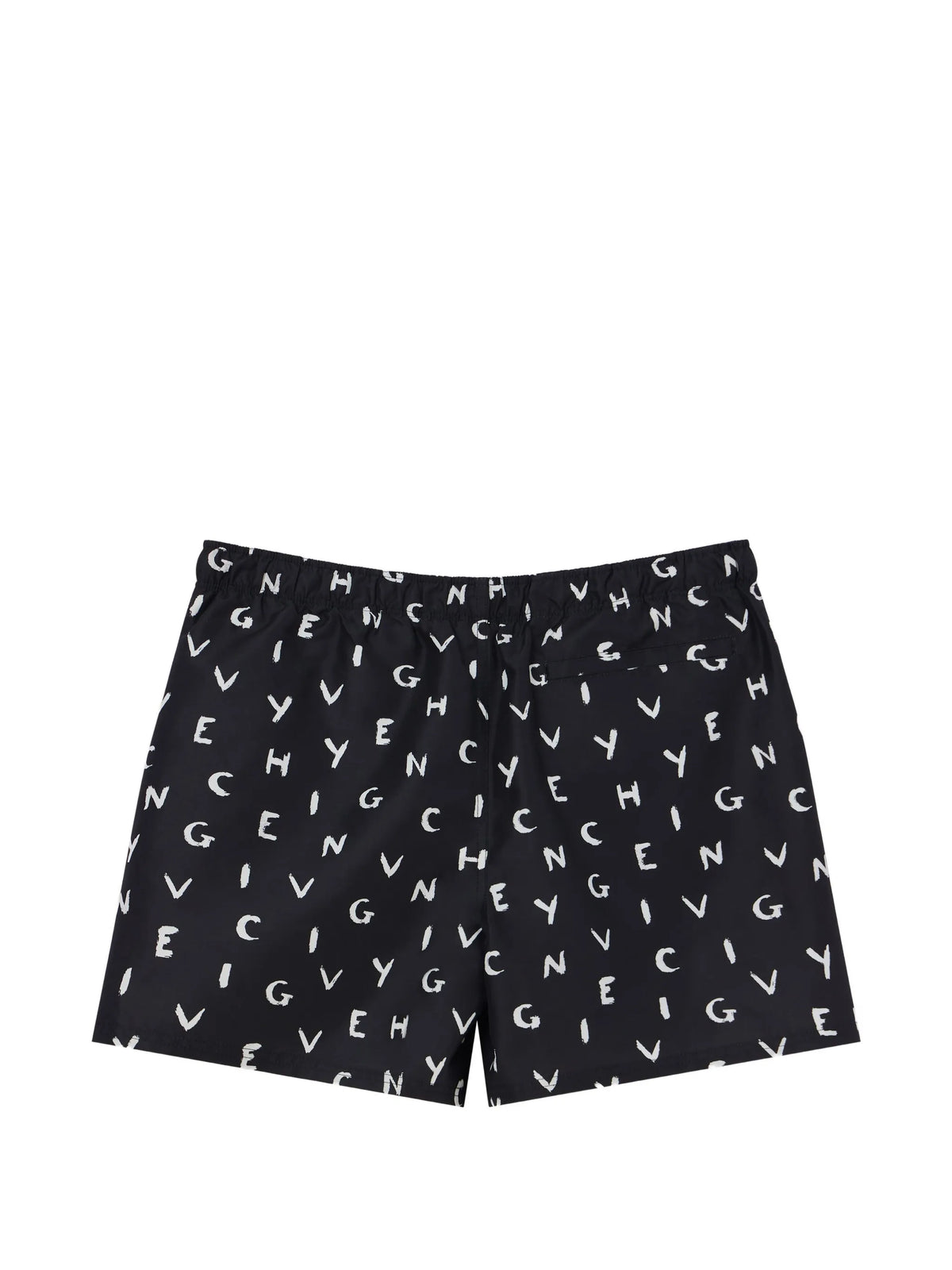 swim shorts with Givenchy brushed print