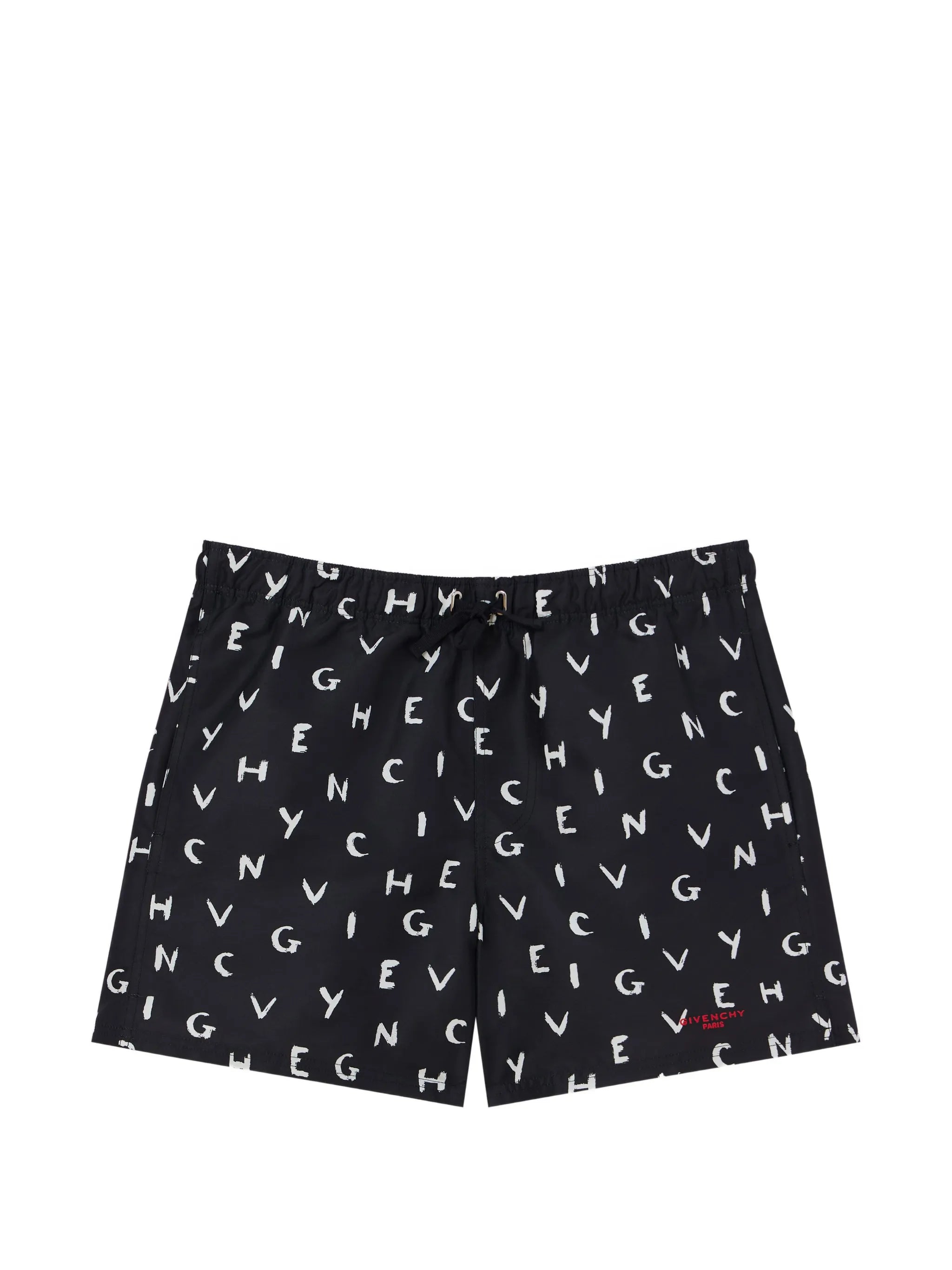 swim shorts with Givenchy brushed print