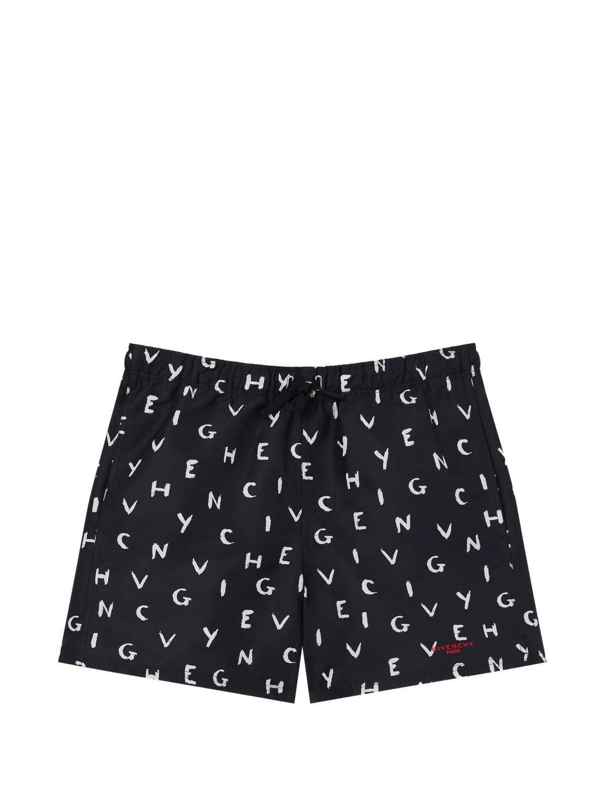 swim shorts with Givenchy brushed print