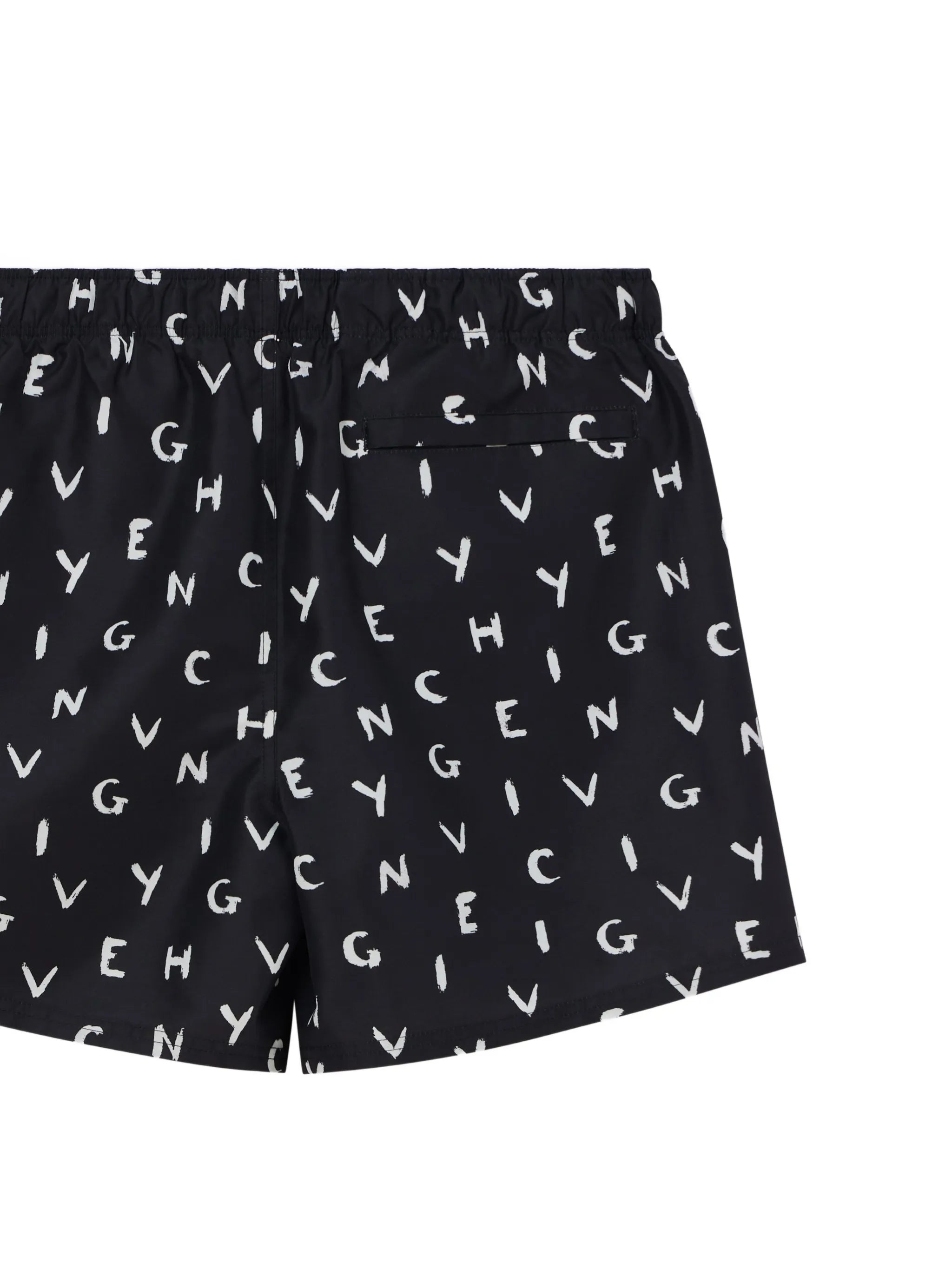 swim shorts with Givenchy brushed print