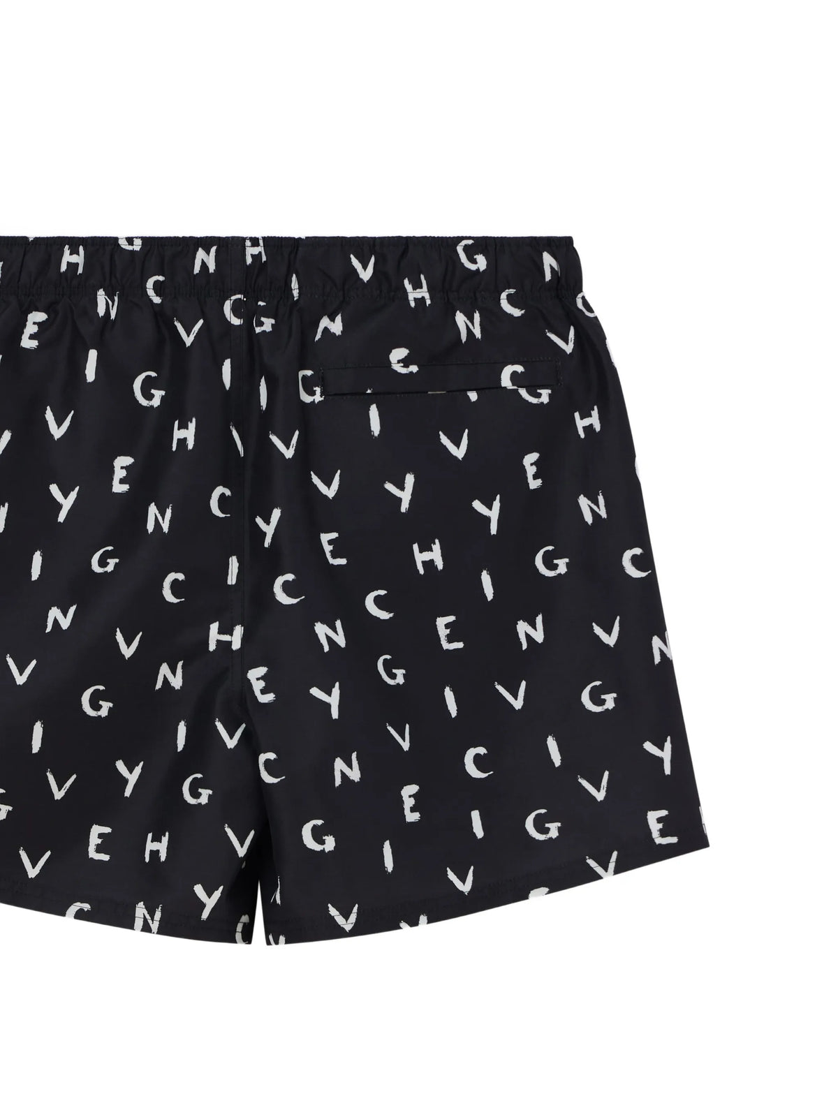 swim shorts with Givenchy brushed print