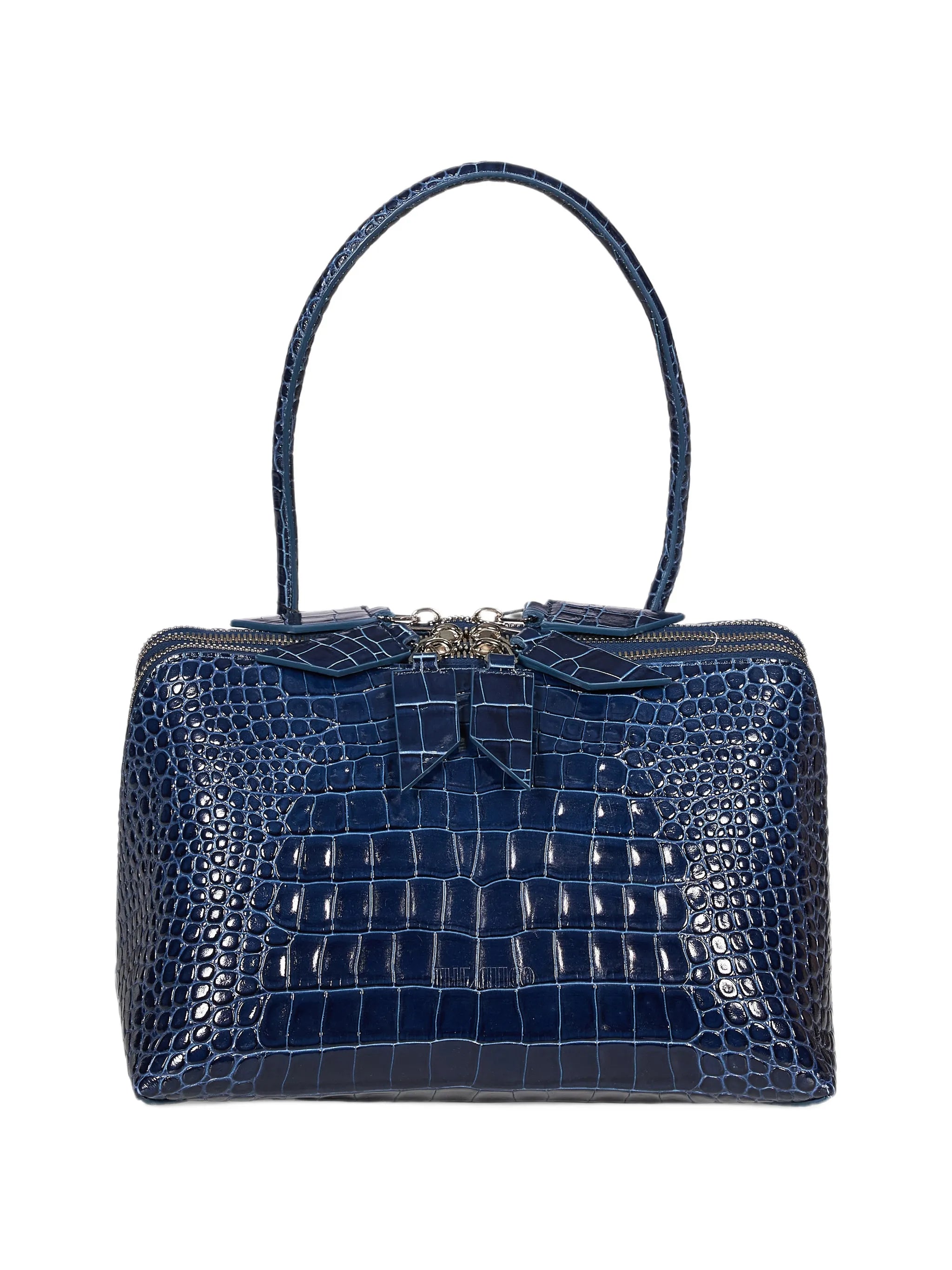 ''L'altra di Milano'' dark blue shoulder bag