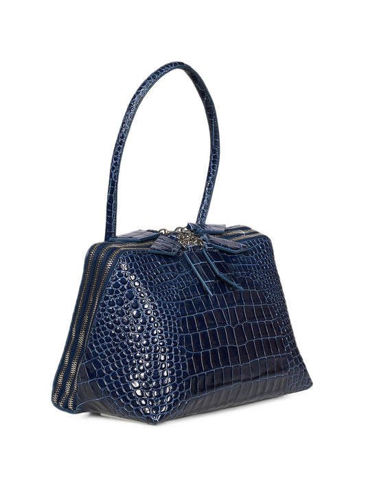 L'Altra di Milano dark blue shoulder bag