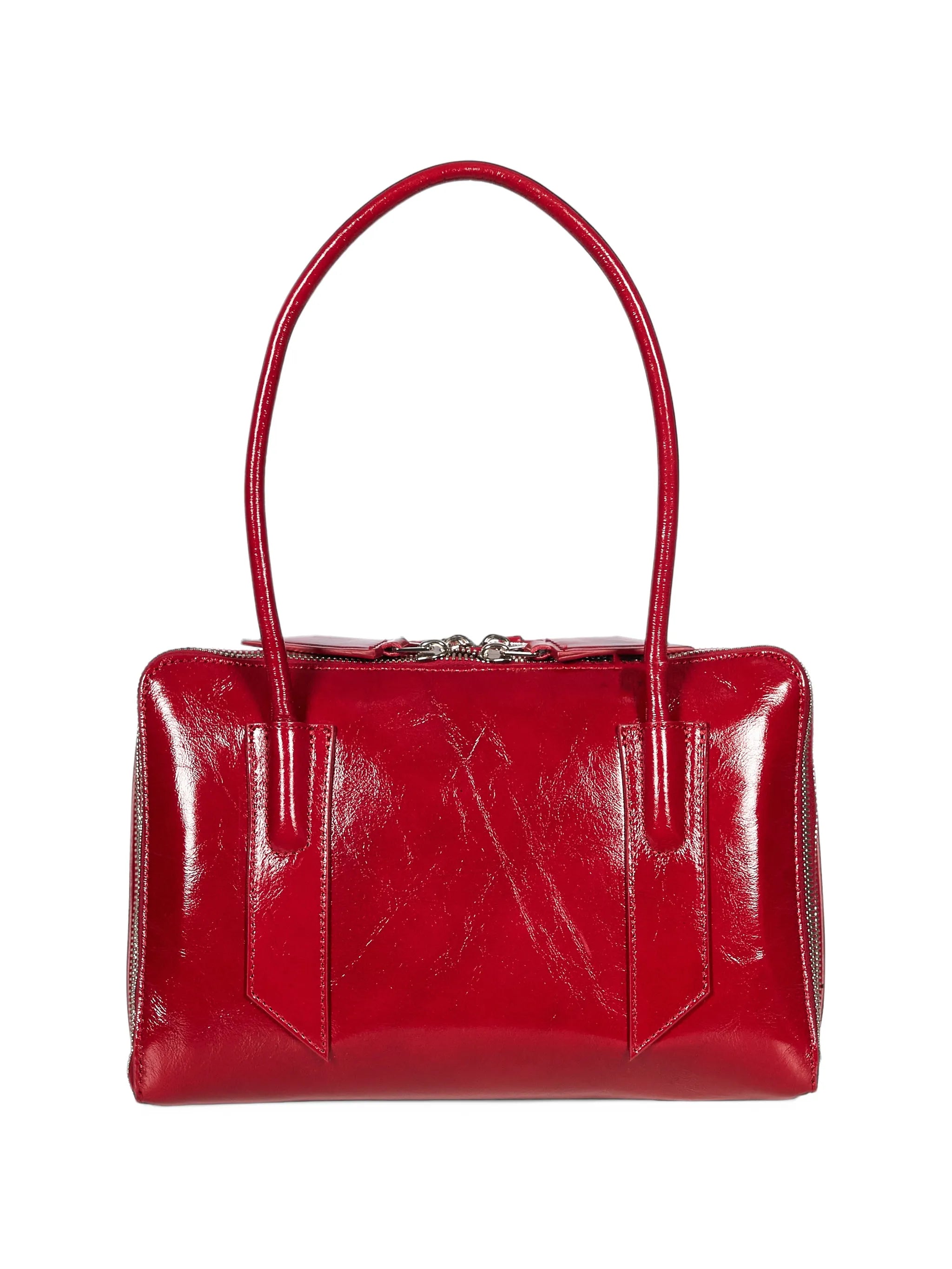 L'Altra Di Milano'' deep red shoulder bag
