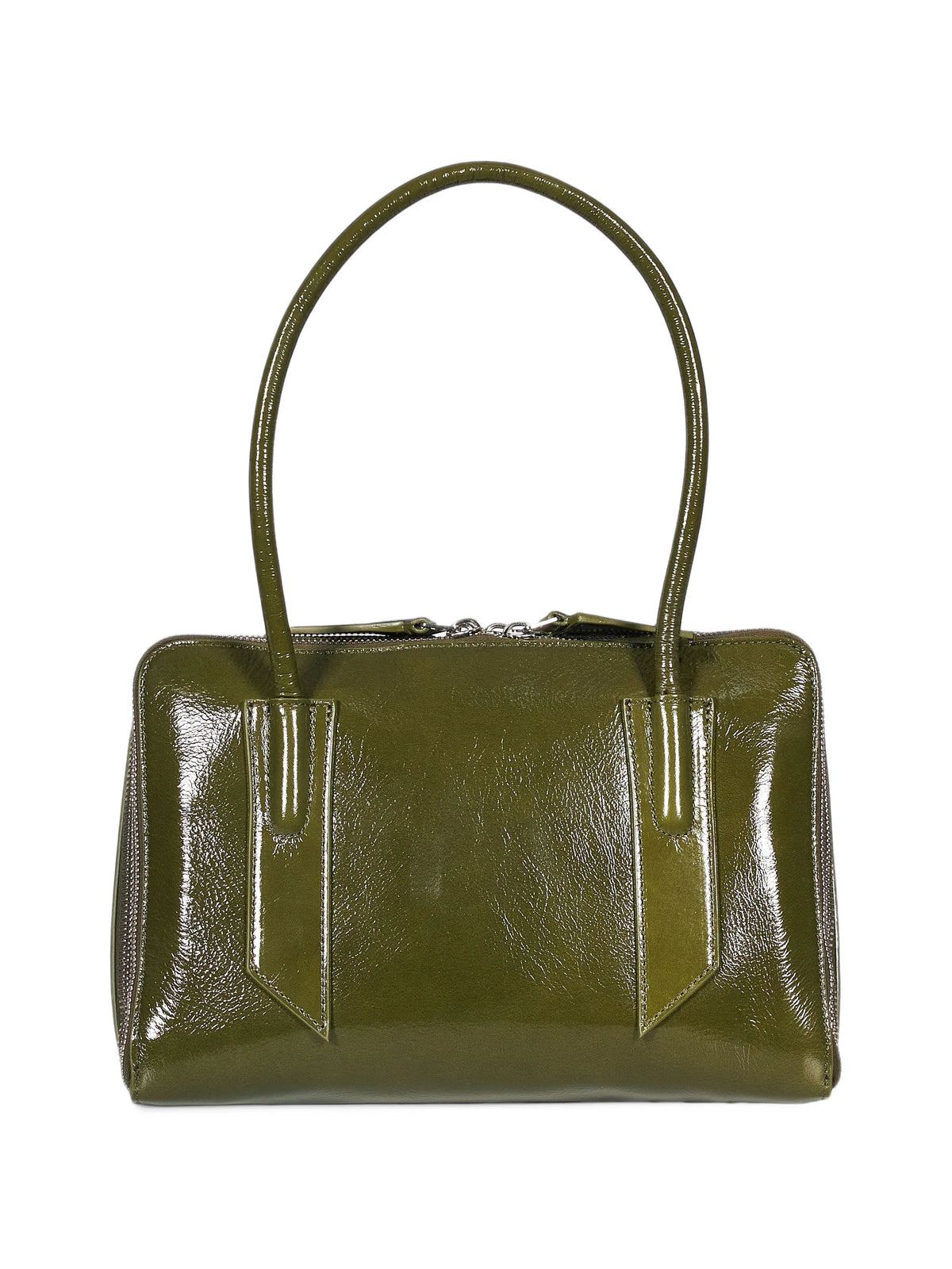 ''L'altra di Milano'' olive shoulder bag
