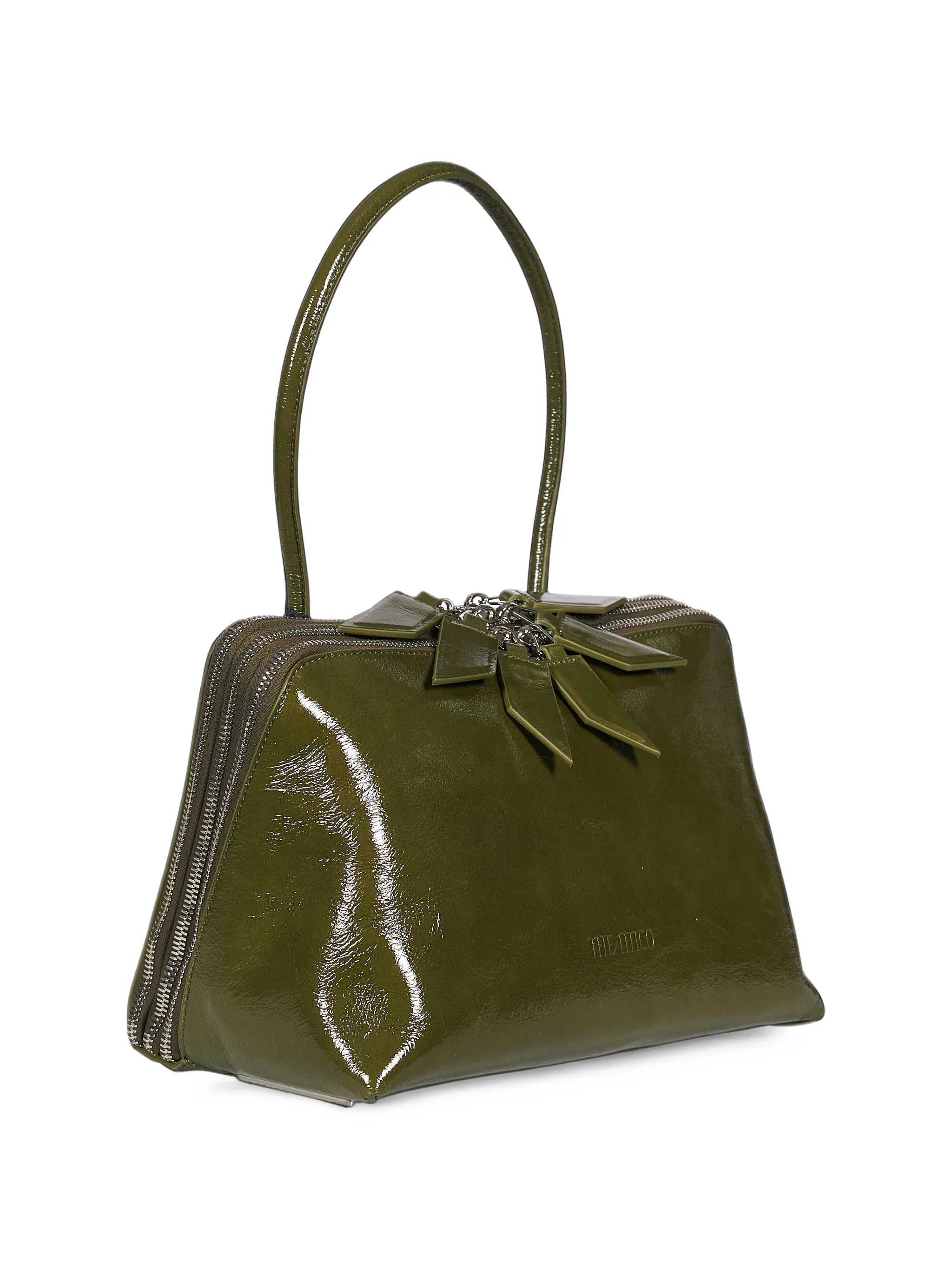 ''L'altra di Milano'' olive shoulder bag