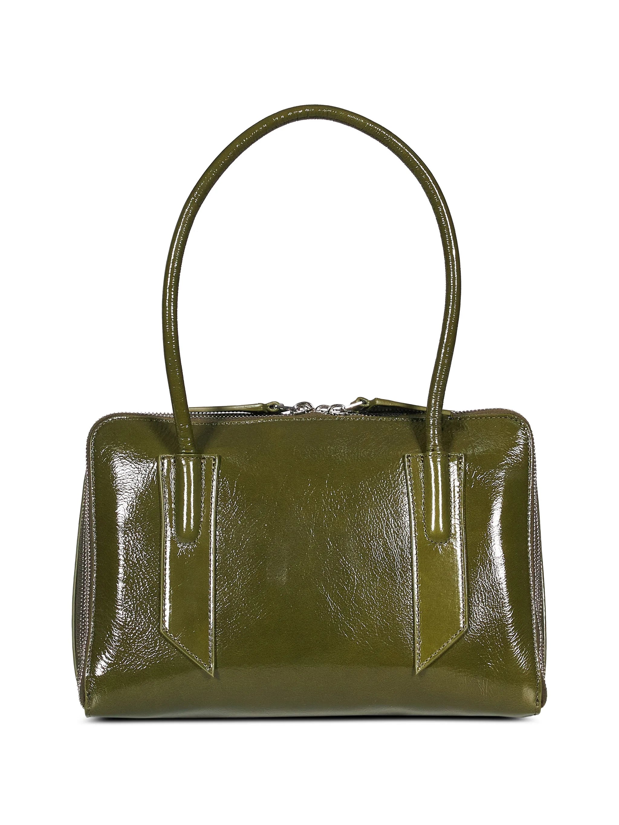 ''L'altra di Milano'' olive shoulder bag