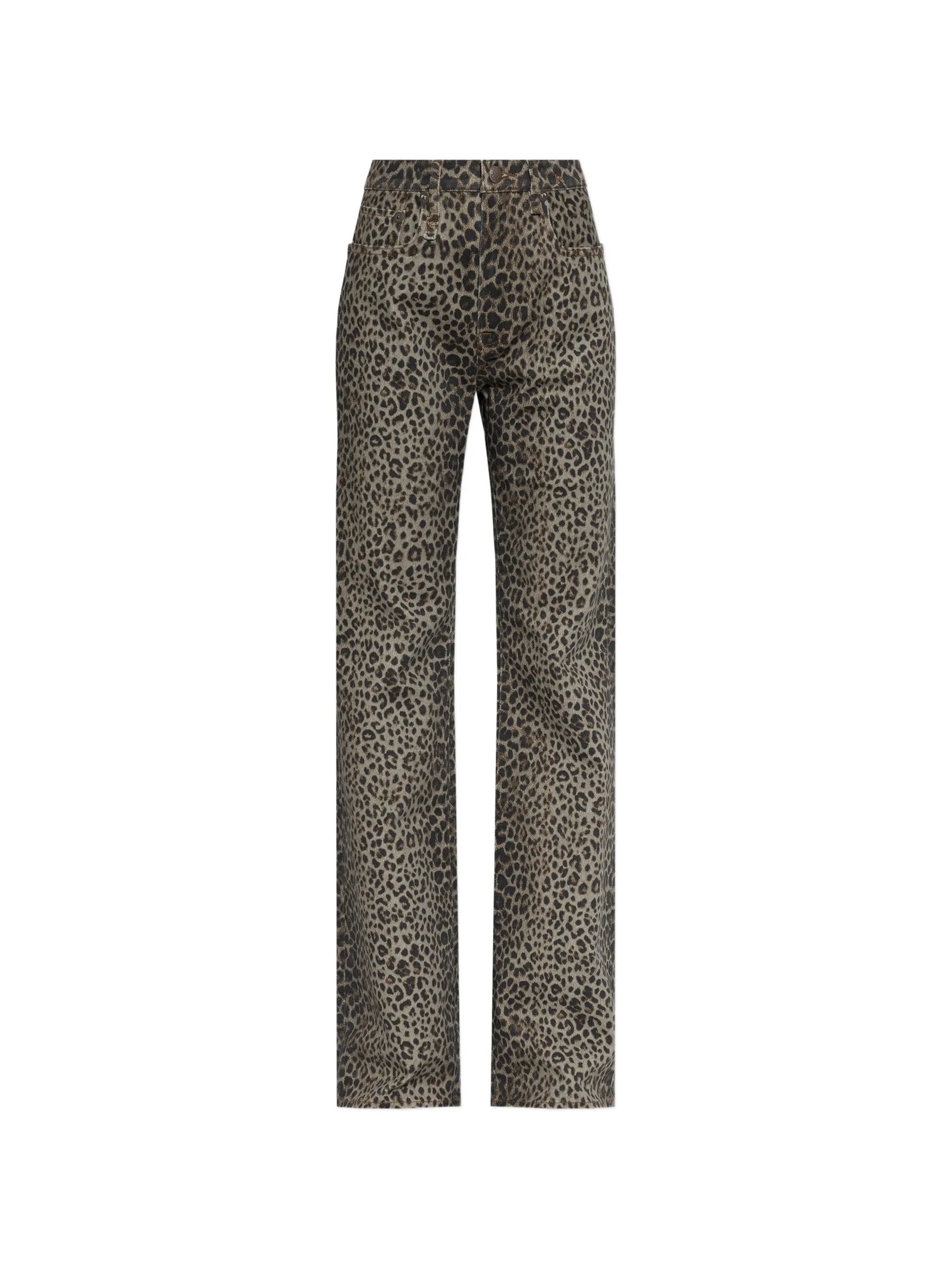Jane leopard-print jeans