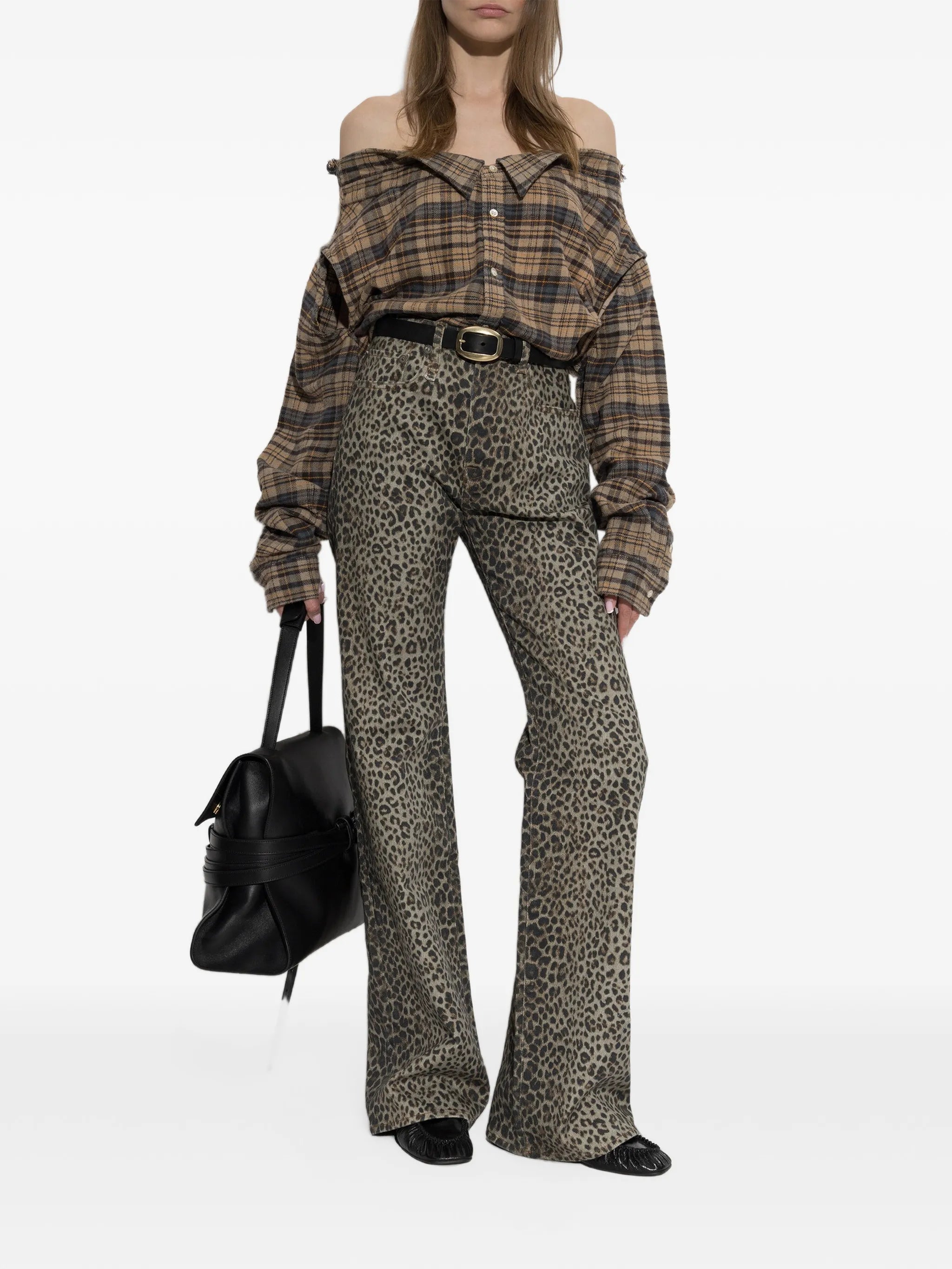 Jane leopard-print jeans