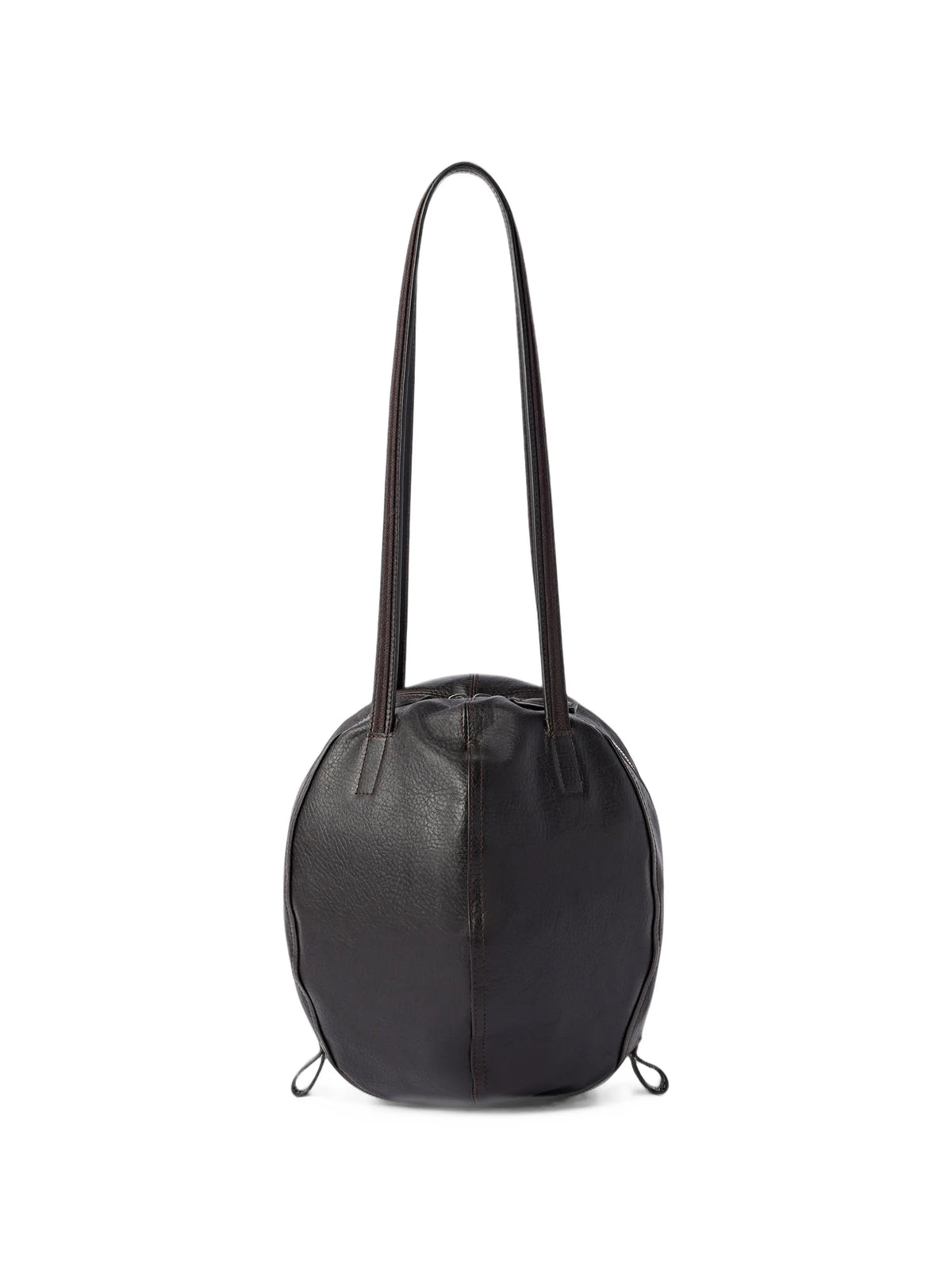 small Helmet shoulder bag in grained paper-lux leather