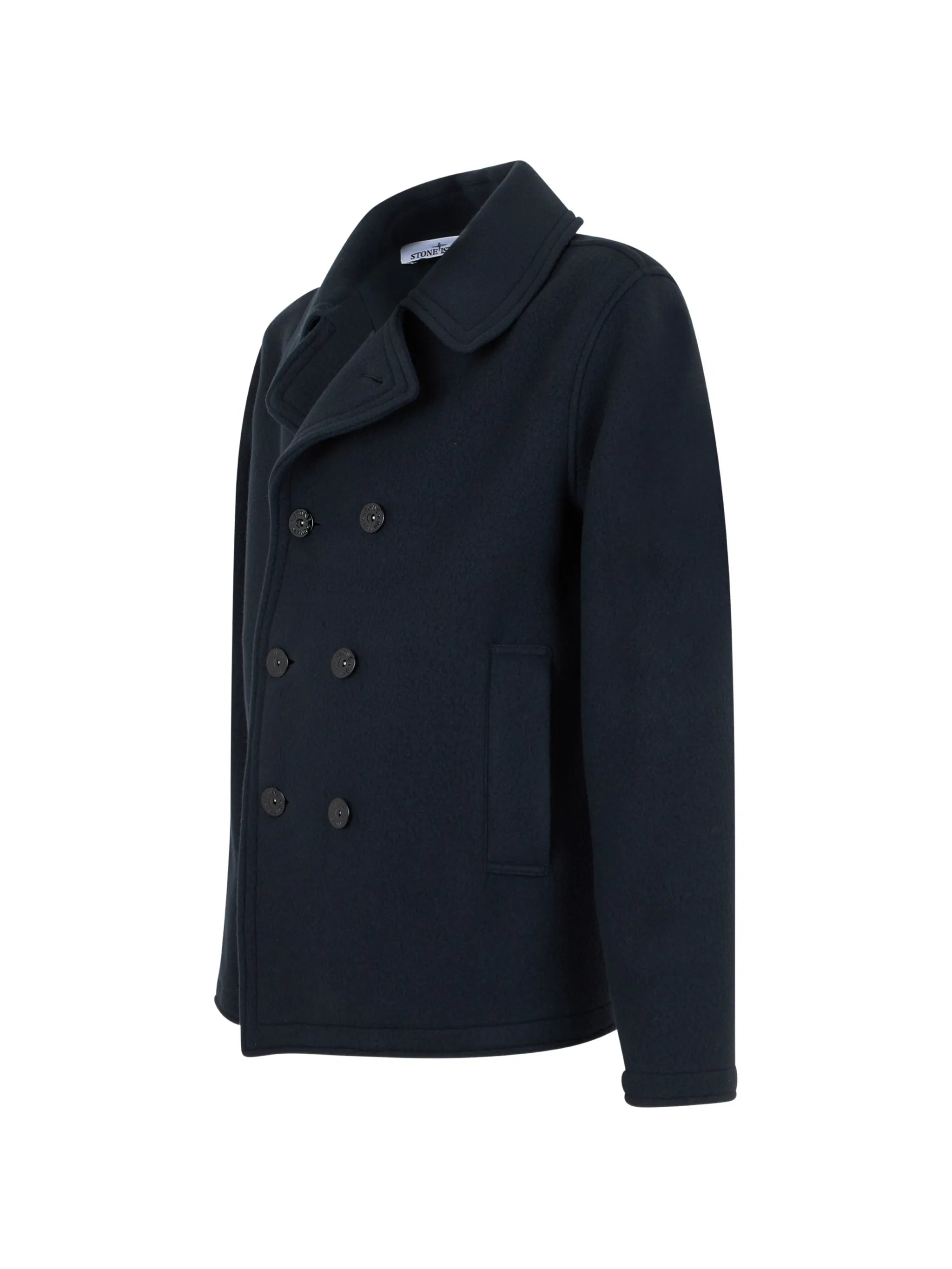 4100040 heavy melton peacoat