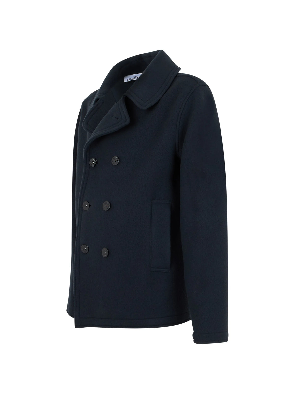 4100040 heavy melton peacoat