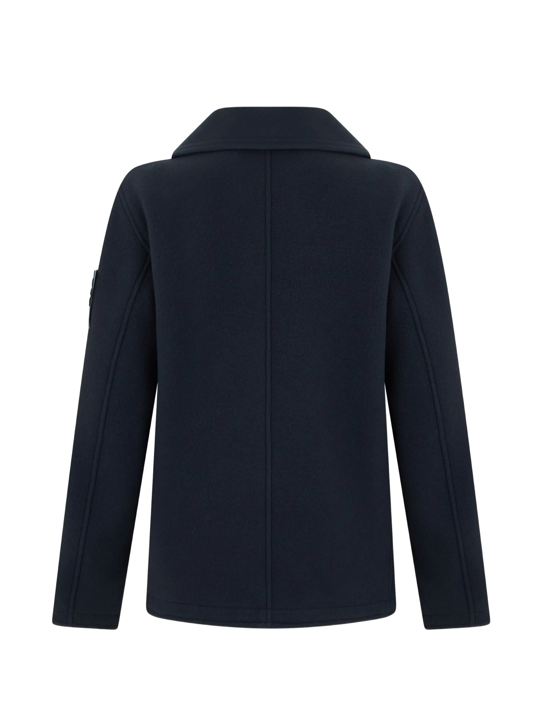 4100040 heavy melton peacoat