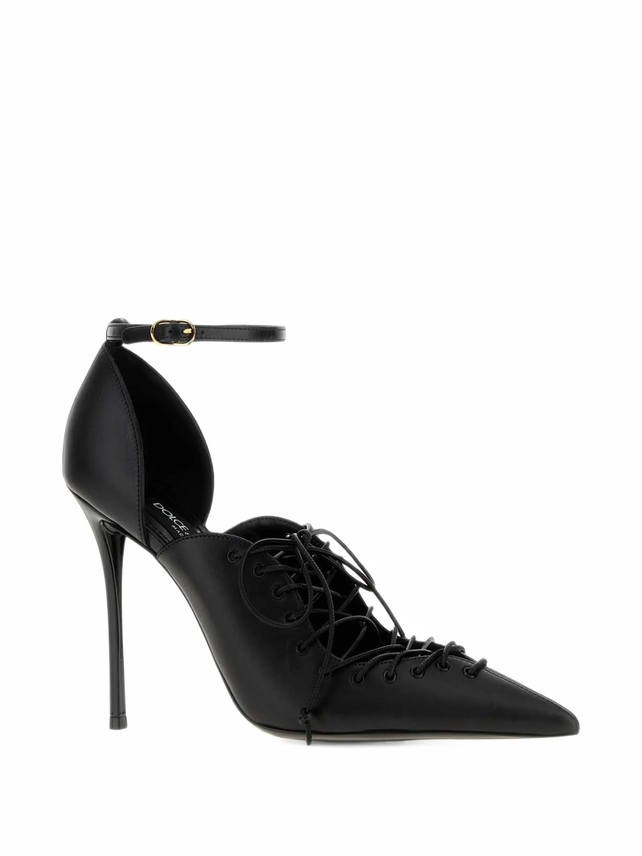 lace-up ankle-strap pumps