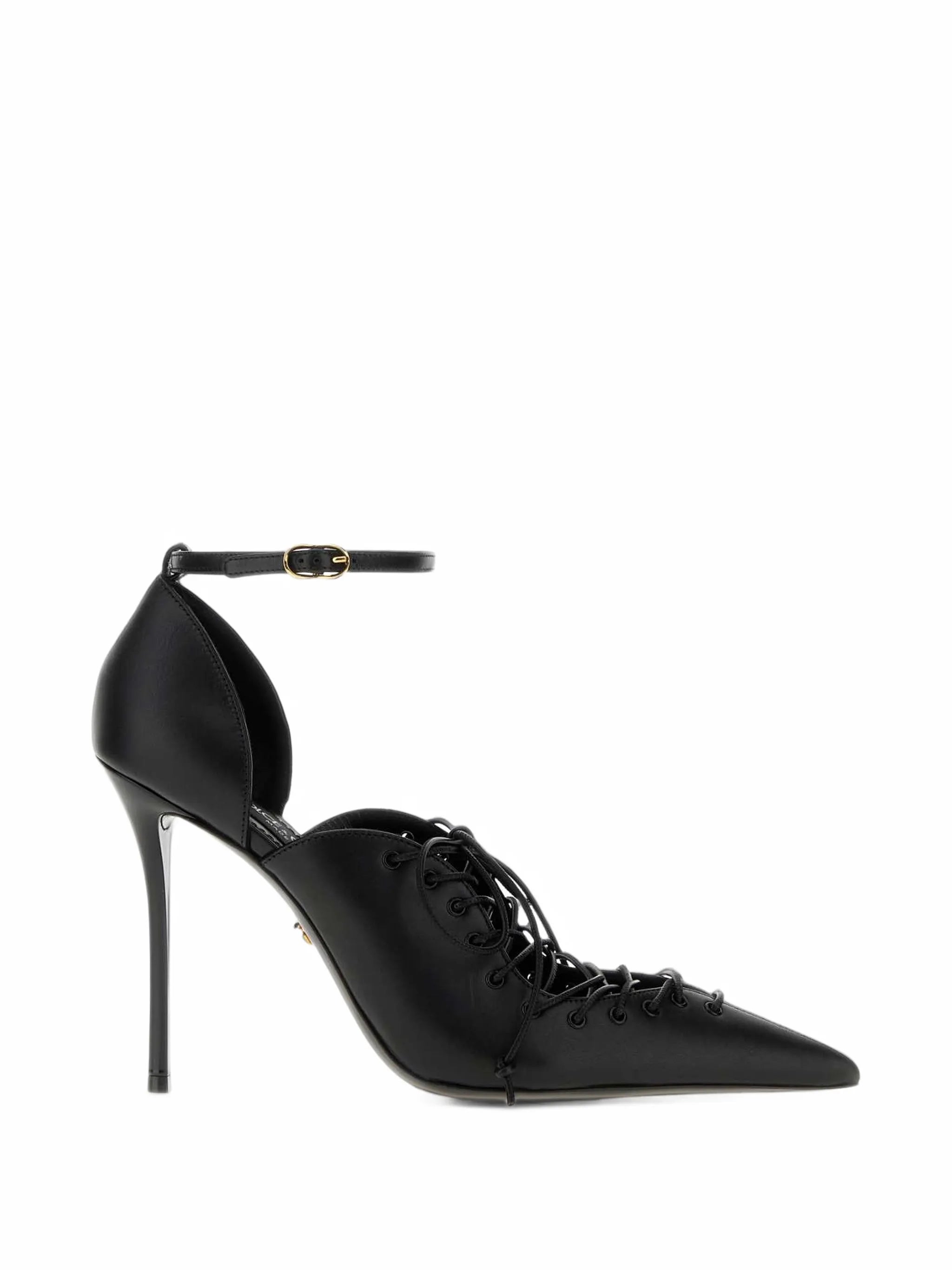 lace-up ankle-strap pumps