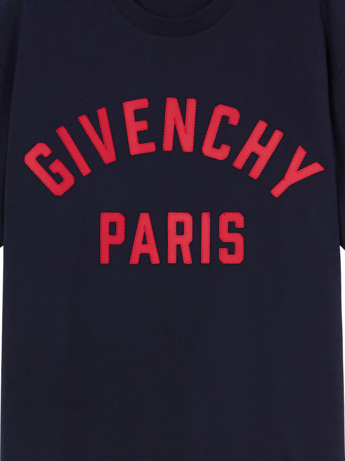 T-shirt in cotton with Givenchy Paris embroidery