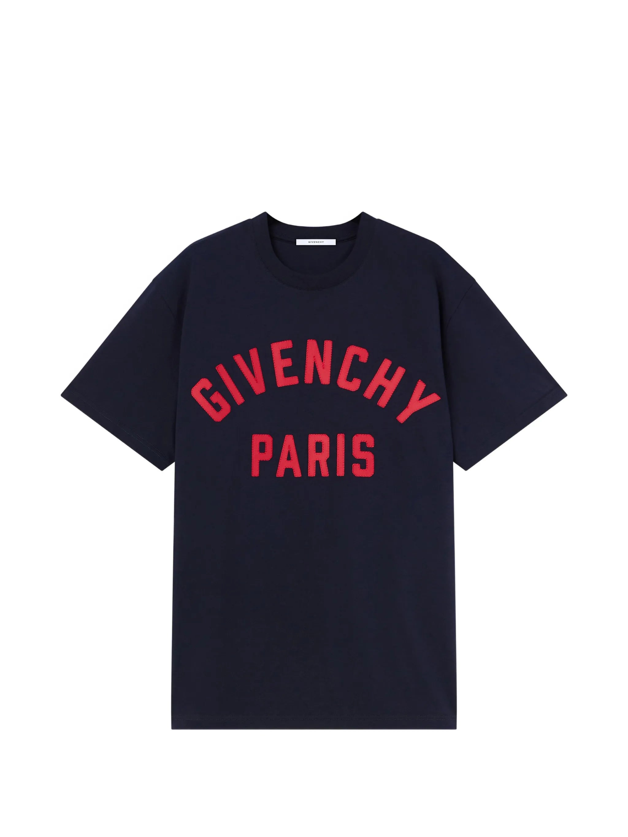 T-shirt in cotton with Givenchy Paris embroidery
