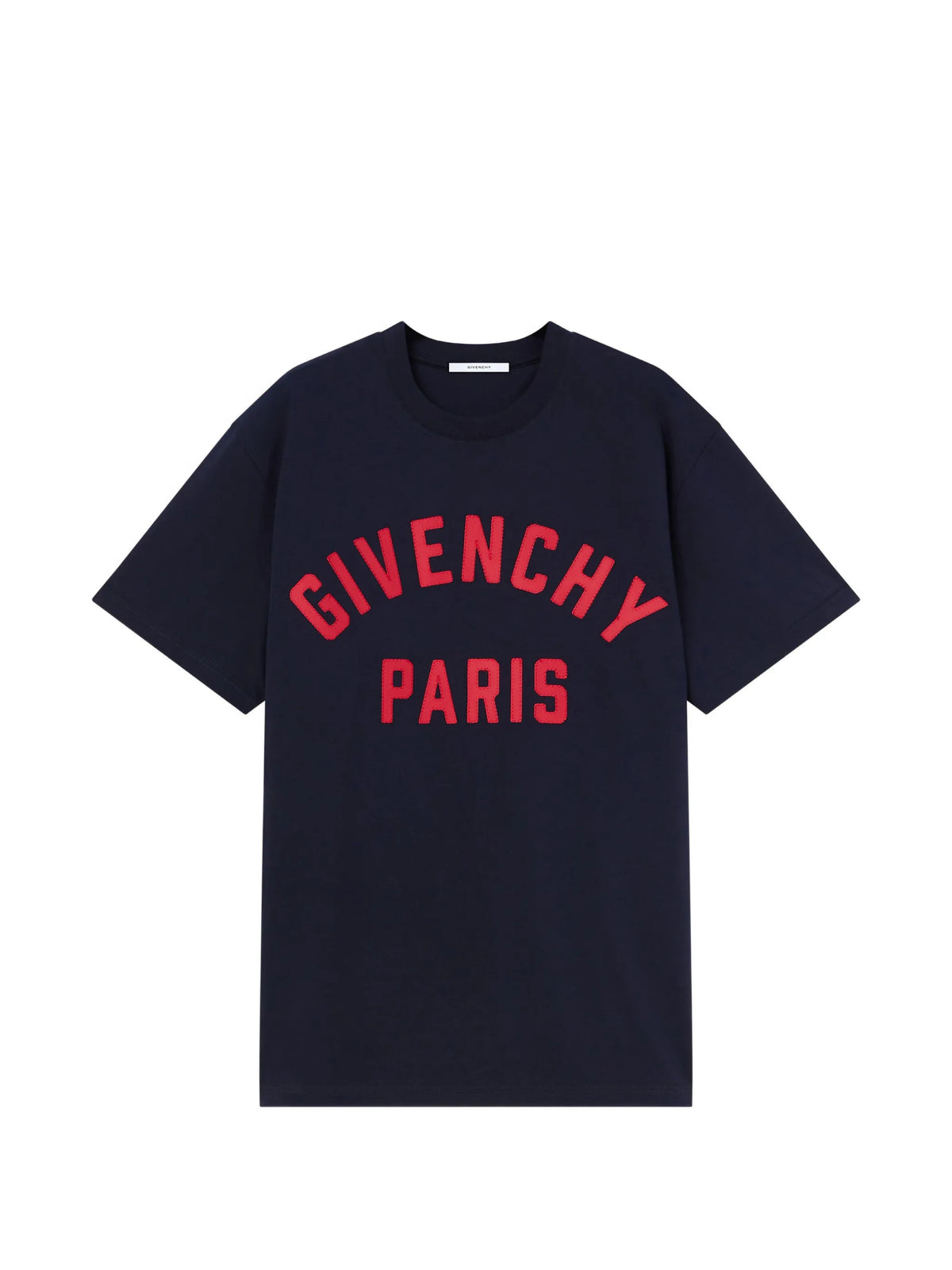 T-shirt in cotton with Givenchy Paris embroidery