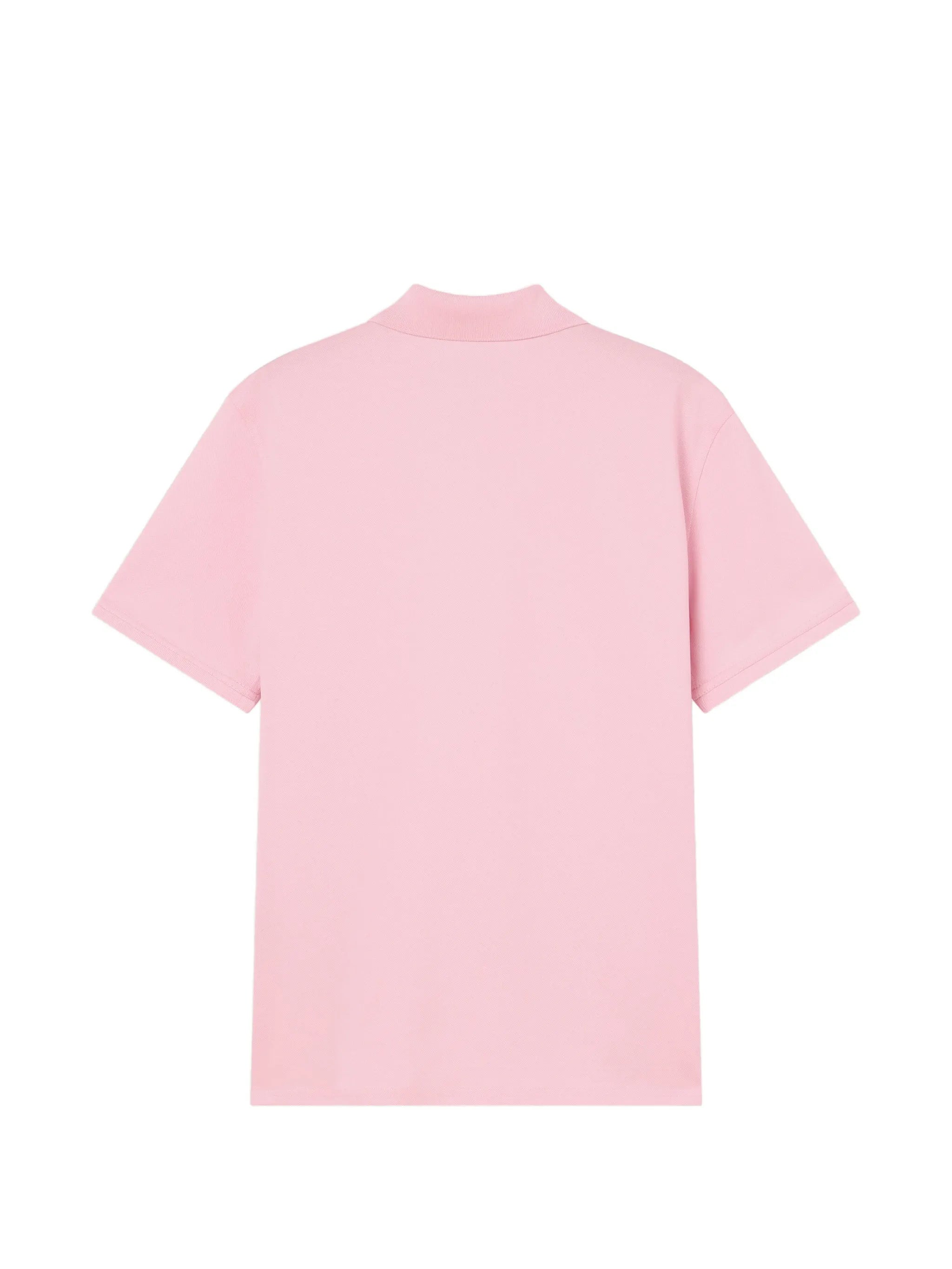 polo in cotton with gros grain detail