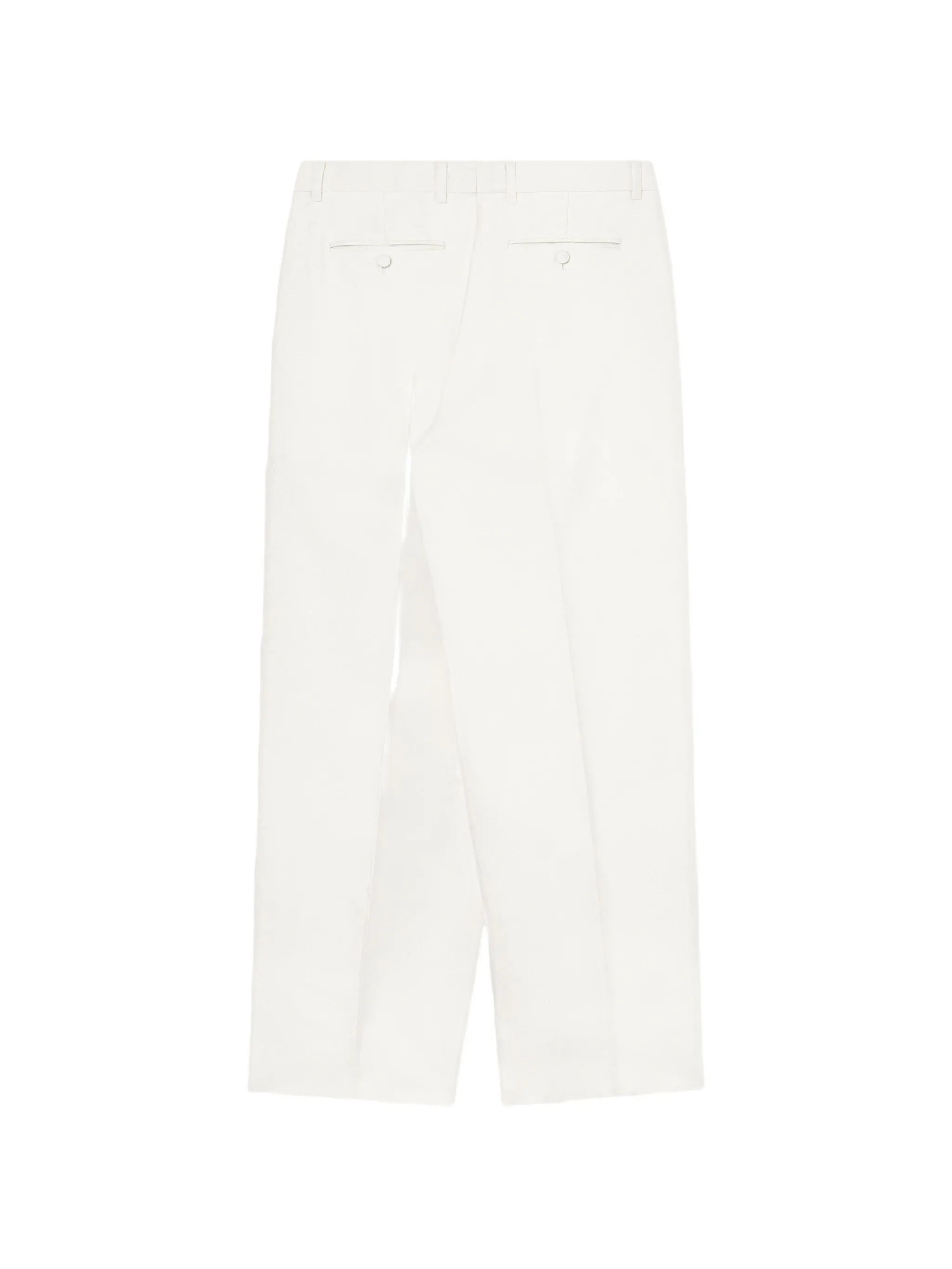 double pleat pants in wool and silk