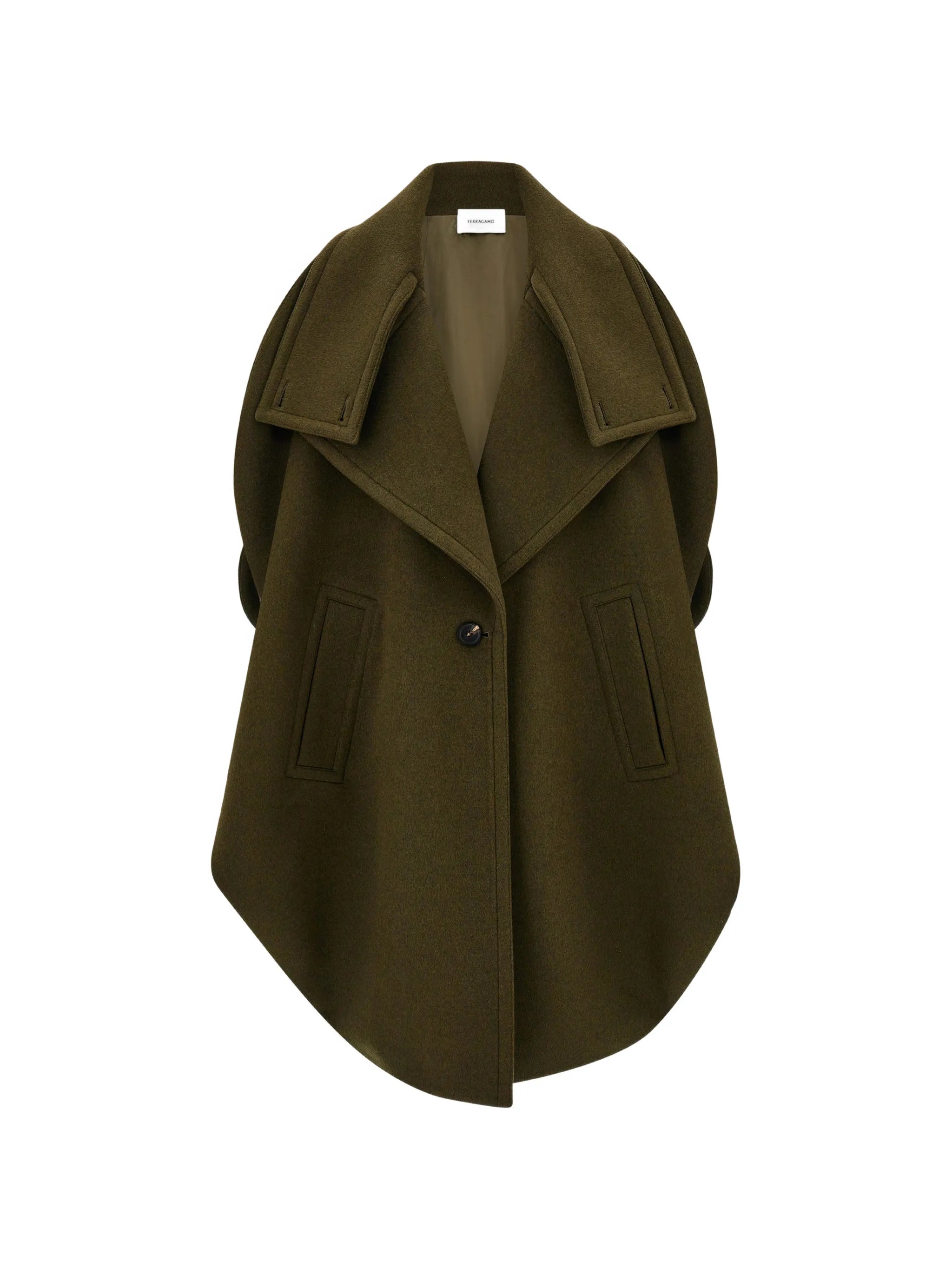 single-breasted peacoat