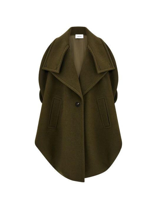 single-breasted peacoat