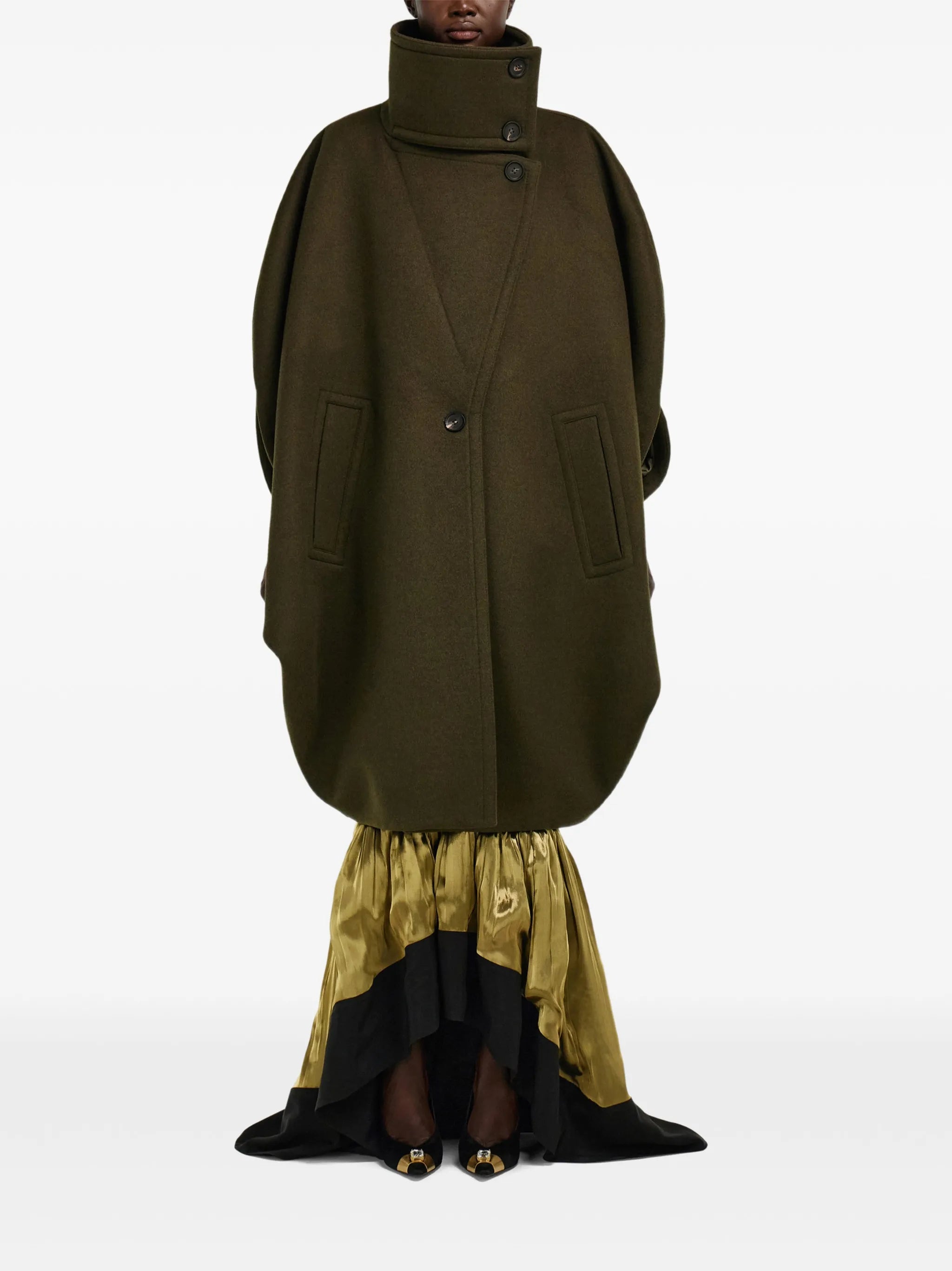 single-breasted peacoat