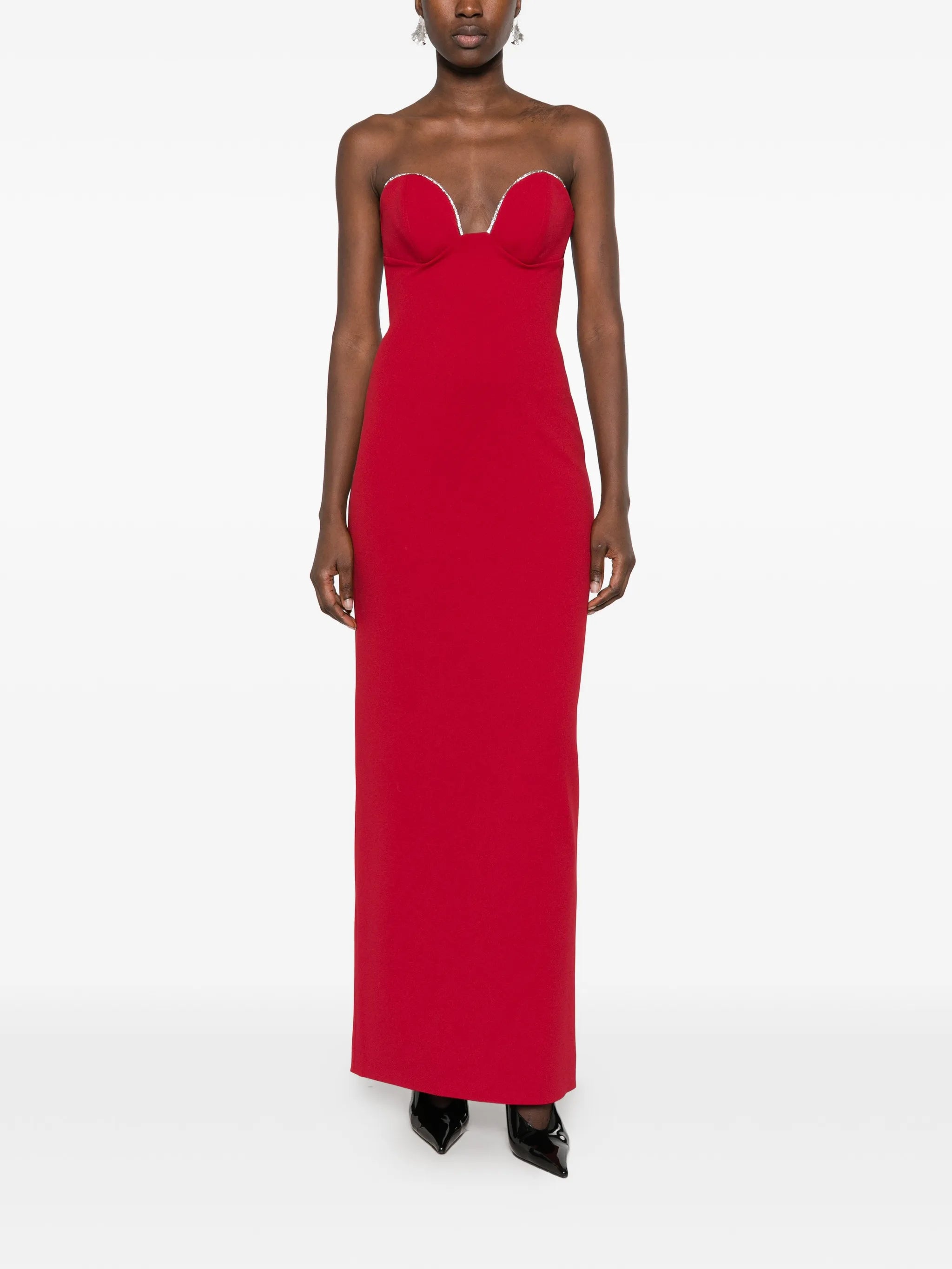 The Sommer maxi dress in ruby