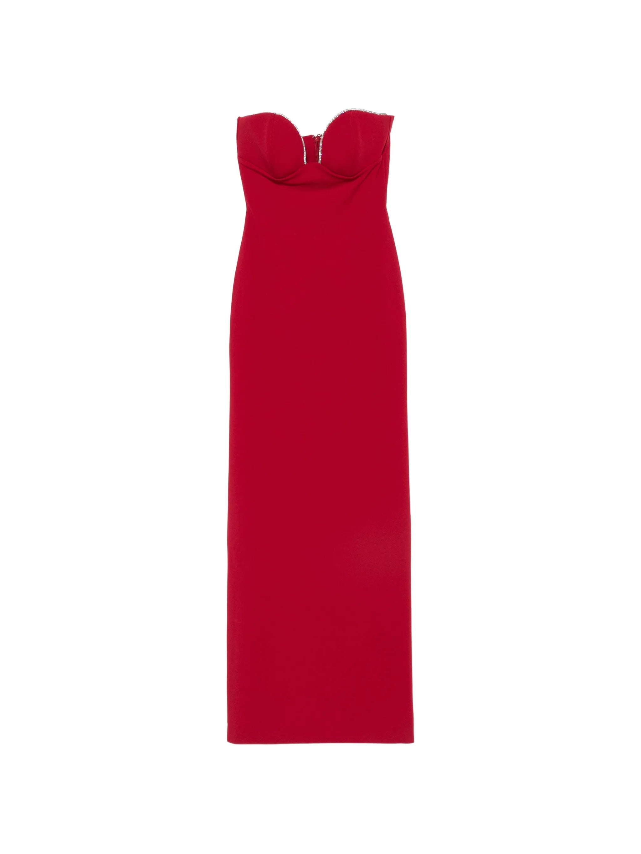 The Sommer maxi dress in ruby