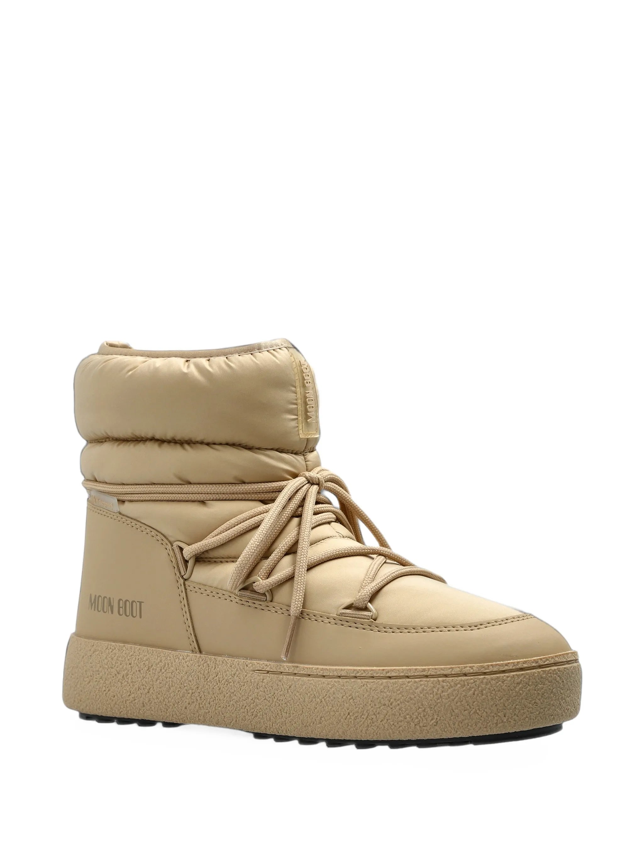 Ltrack Low beige nylon boots