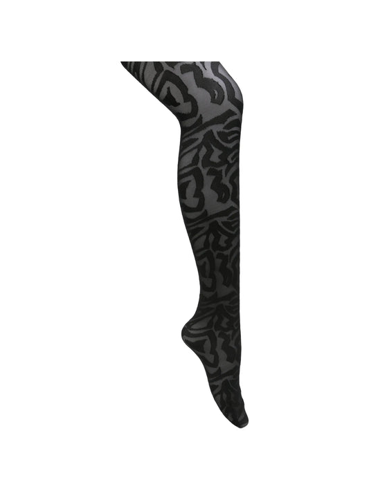 Marmo-pattern tights