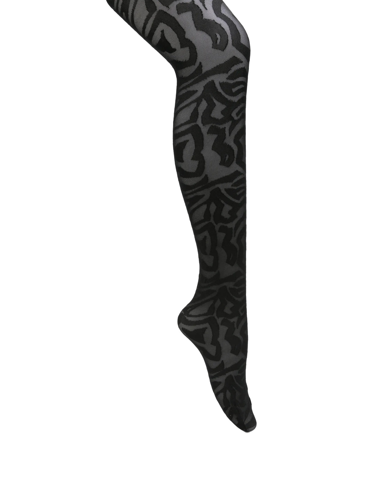 Labirinto print jacquard tights