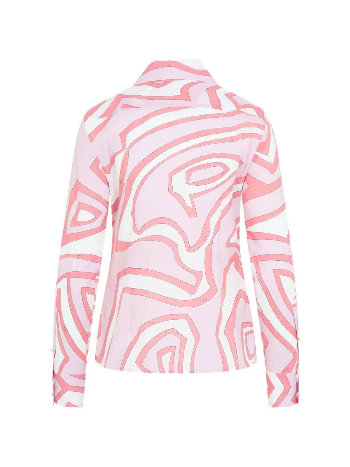 Iride-print cotton shirt
