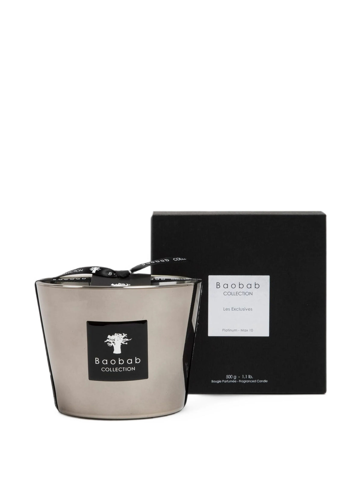 Platinum logo-patch candle