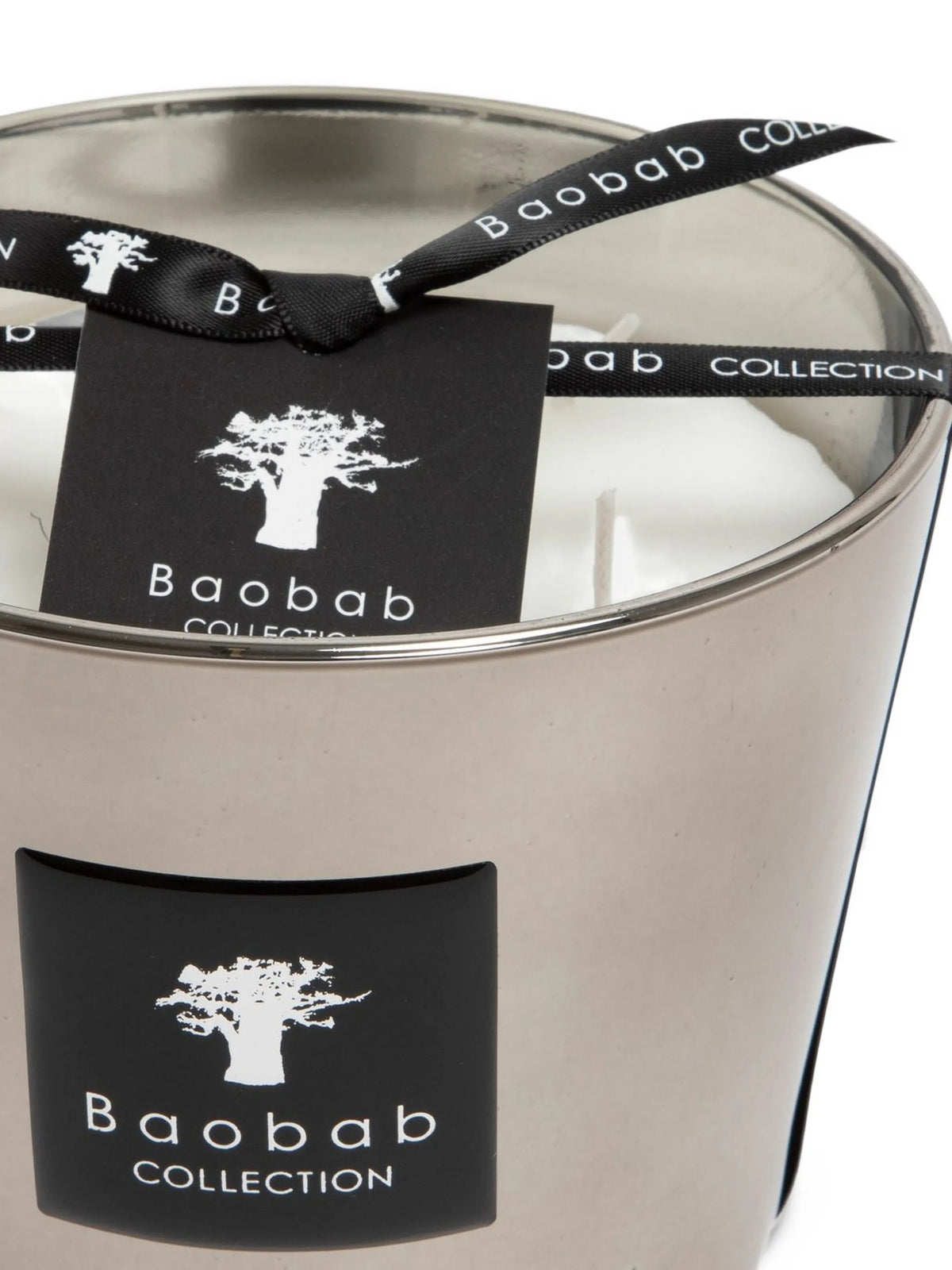 Platinum logo-patch candle