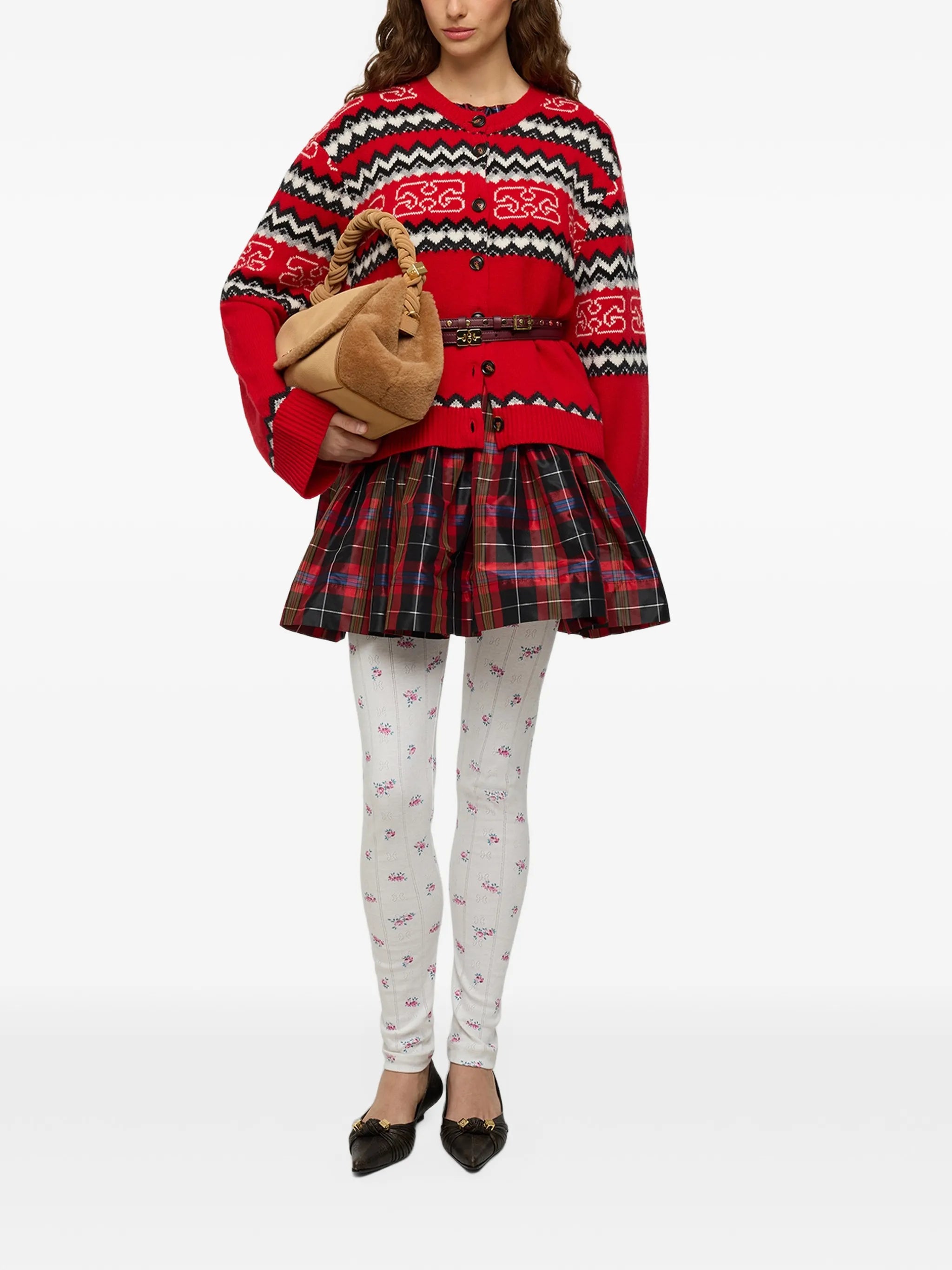 cardigan in Fairisle wool
