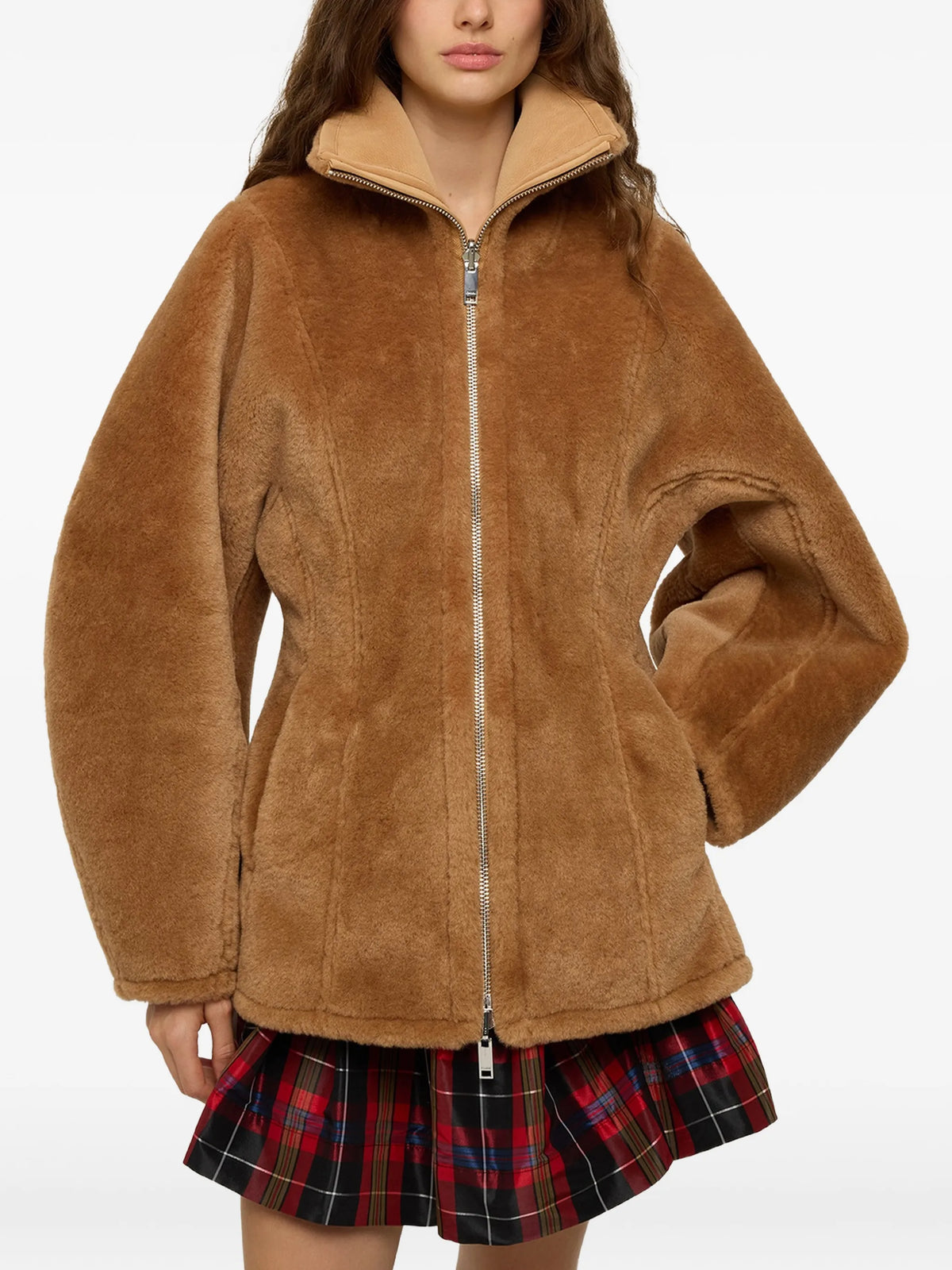 faux-shearling reversible jacket