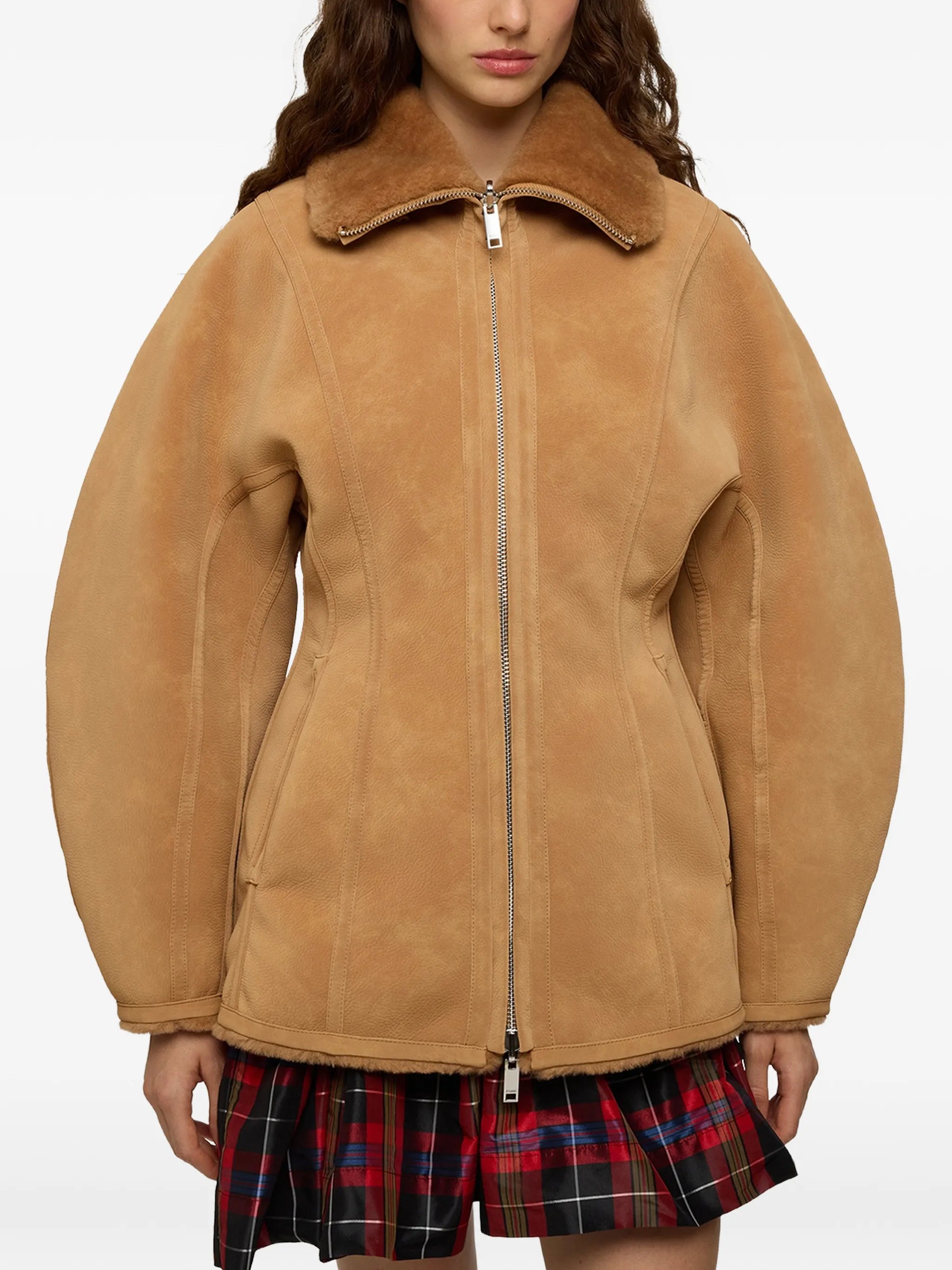 faux-shearling reversible jacket